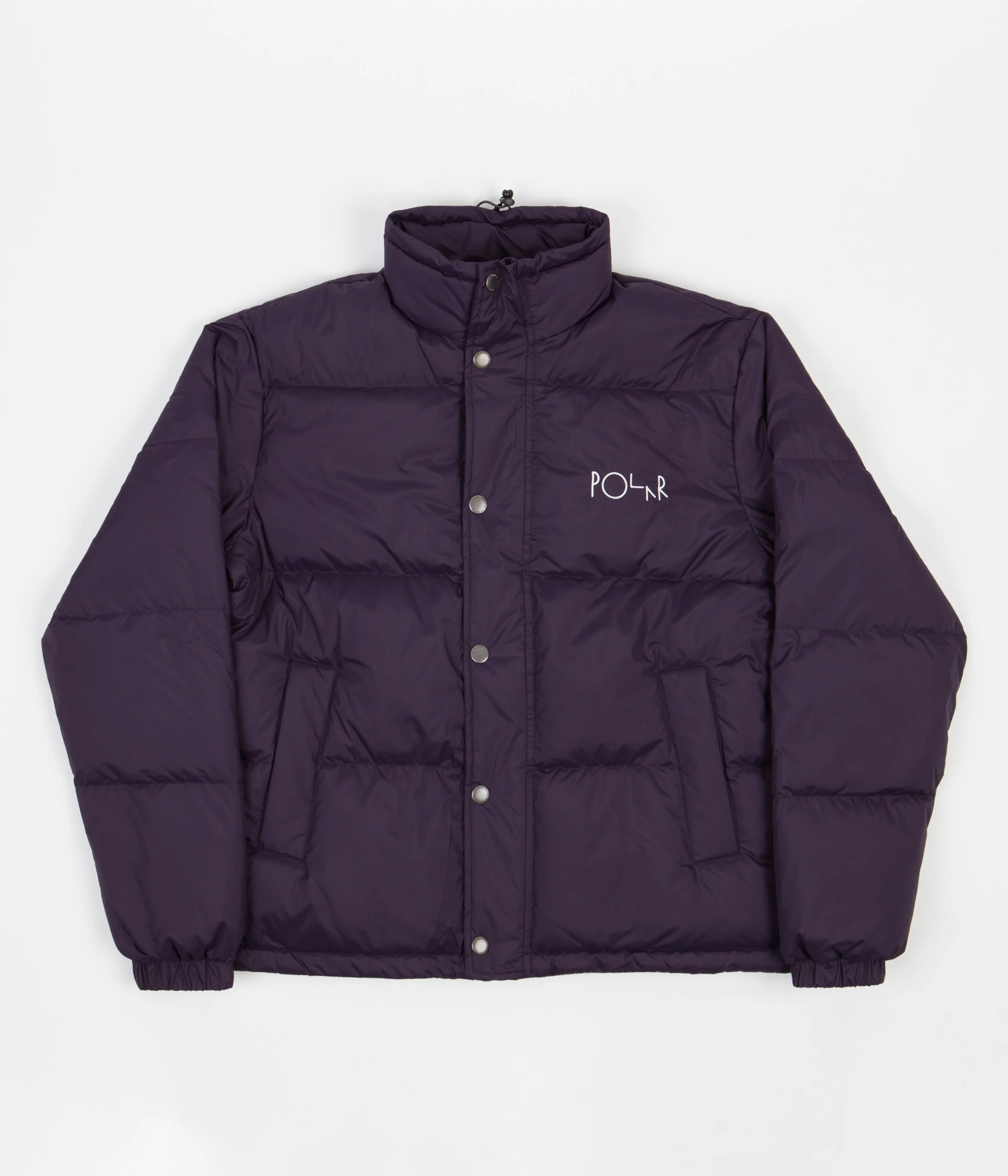 Polar Basic Puffer Jacket - Dark Violet - Image 3