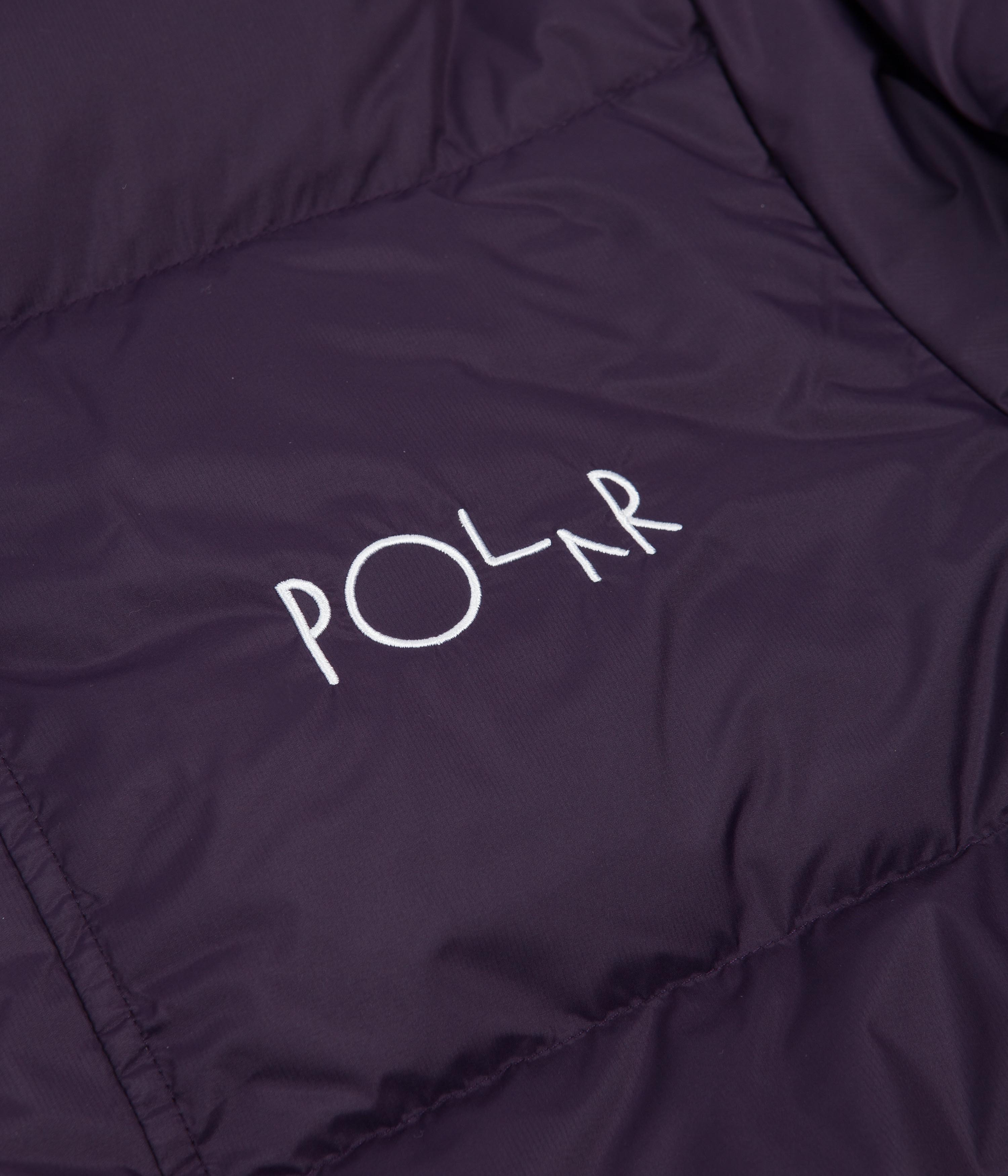 Polar Basic Puffer Jacket - Dark Violet - Image 5