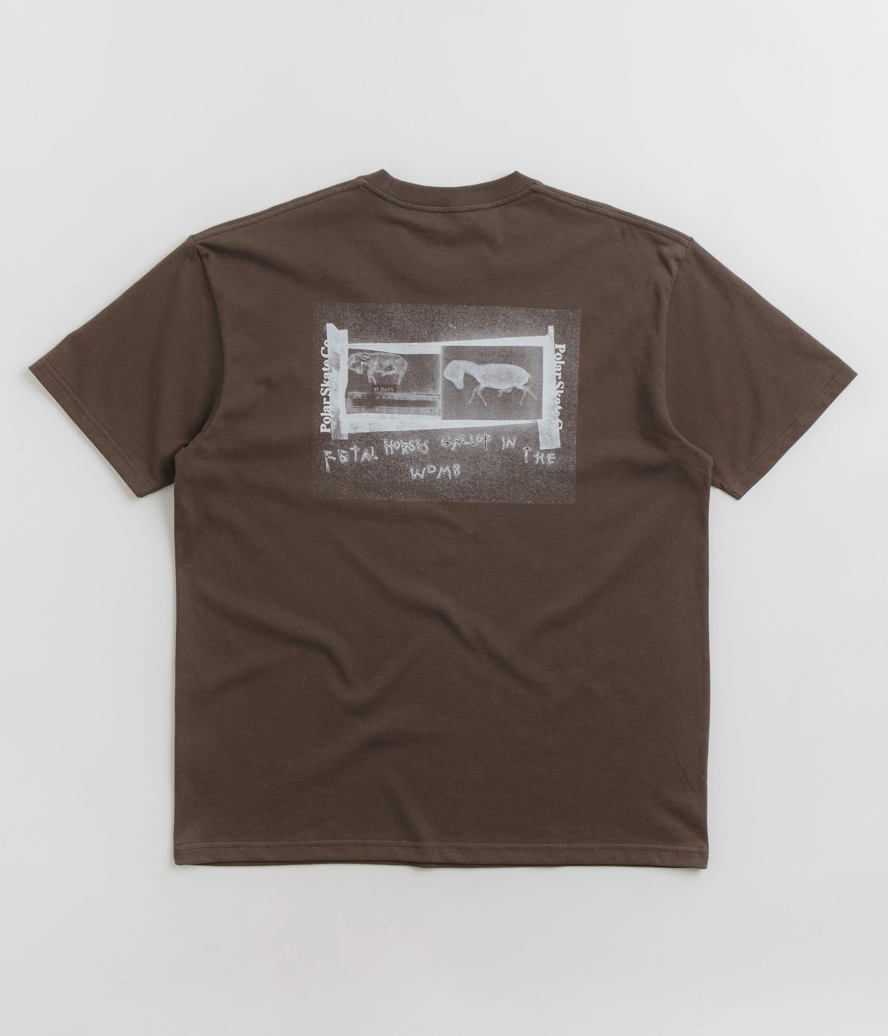 Polar Beautiful Horses T-Shirt - Chocolate - Image 2