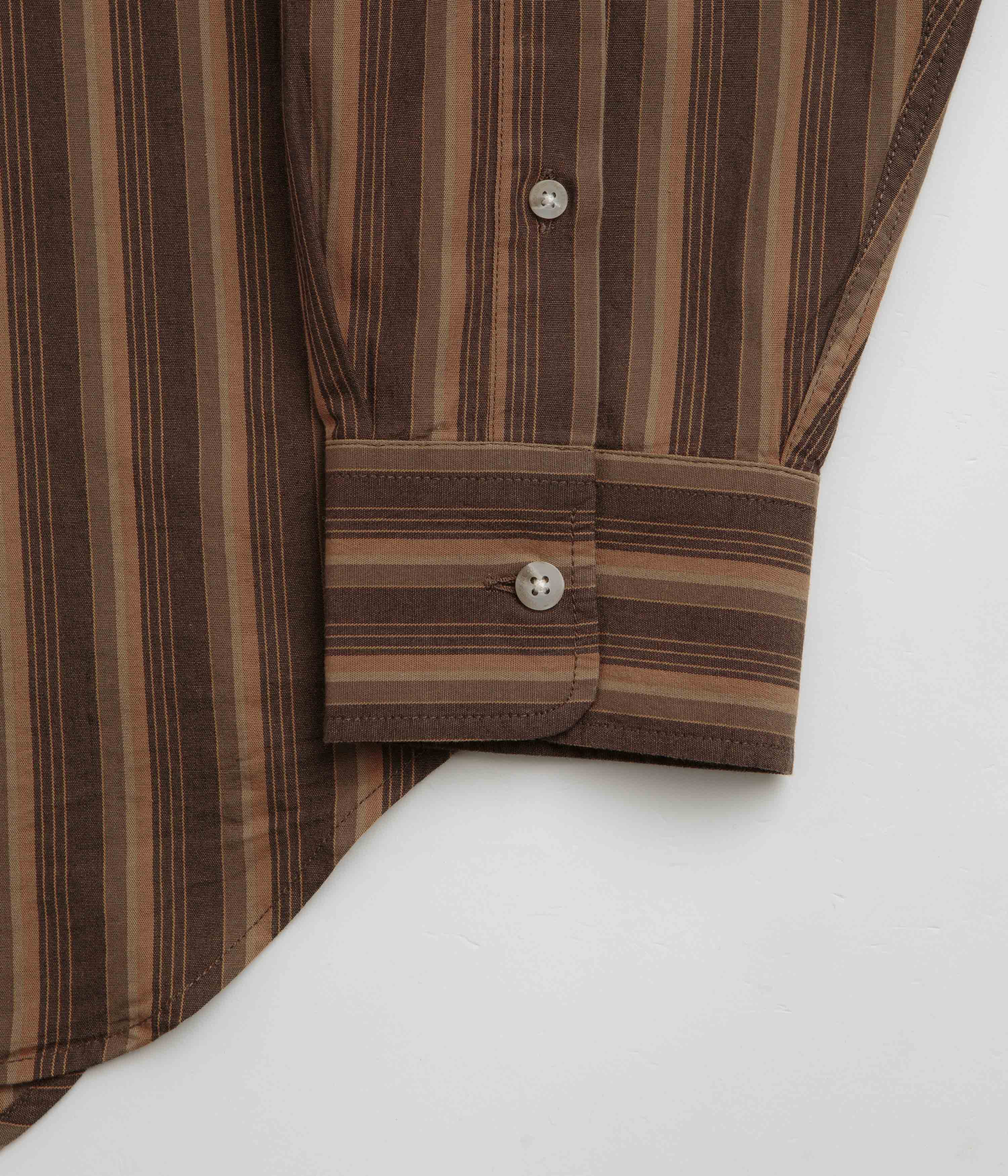 Polar Ben Shirt - Brown Stripes - Image 6