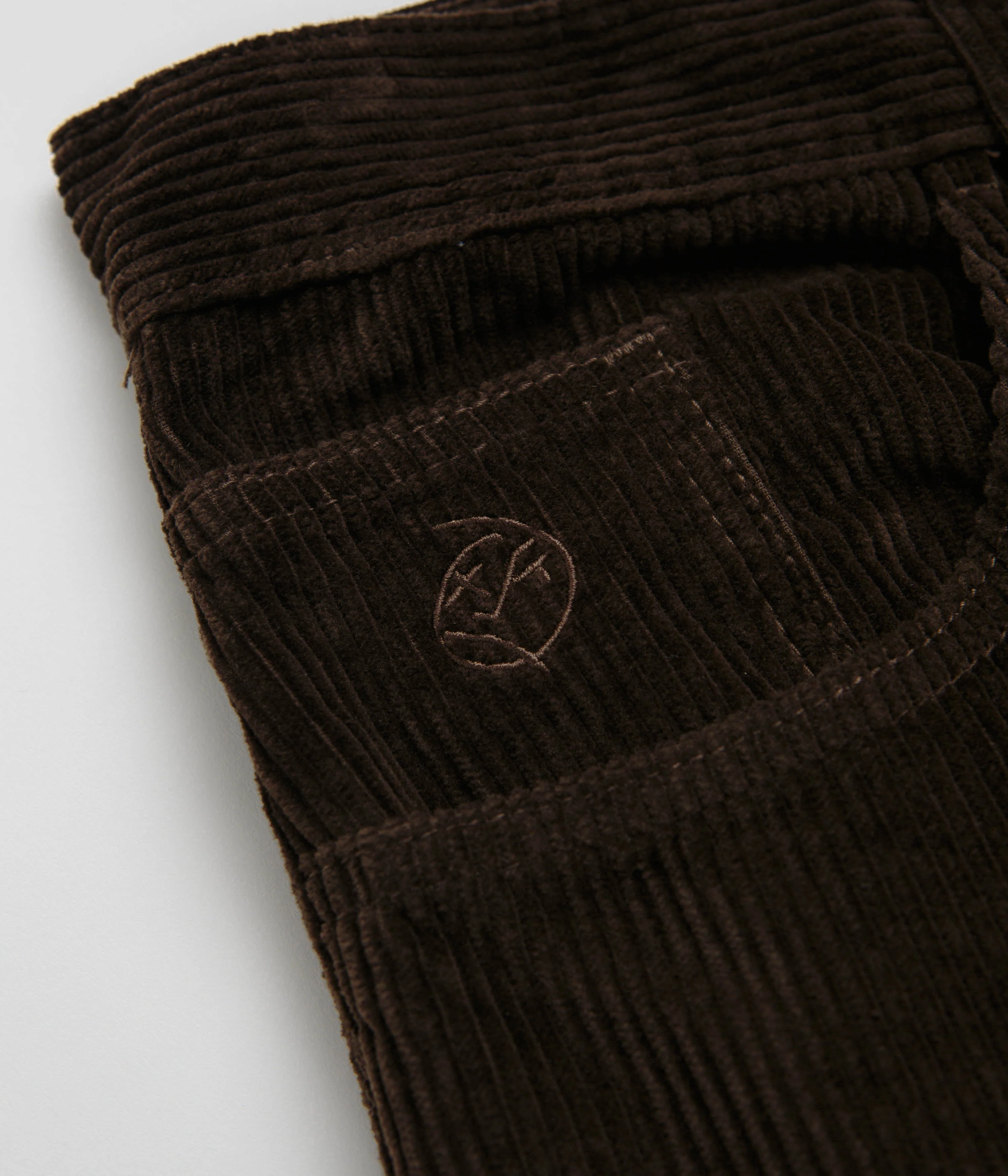 Polar Big Boy Cord Pants - Chocolate - Image 4