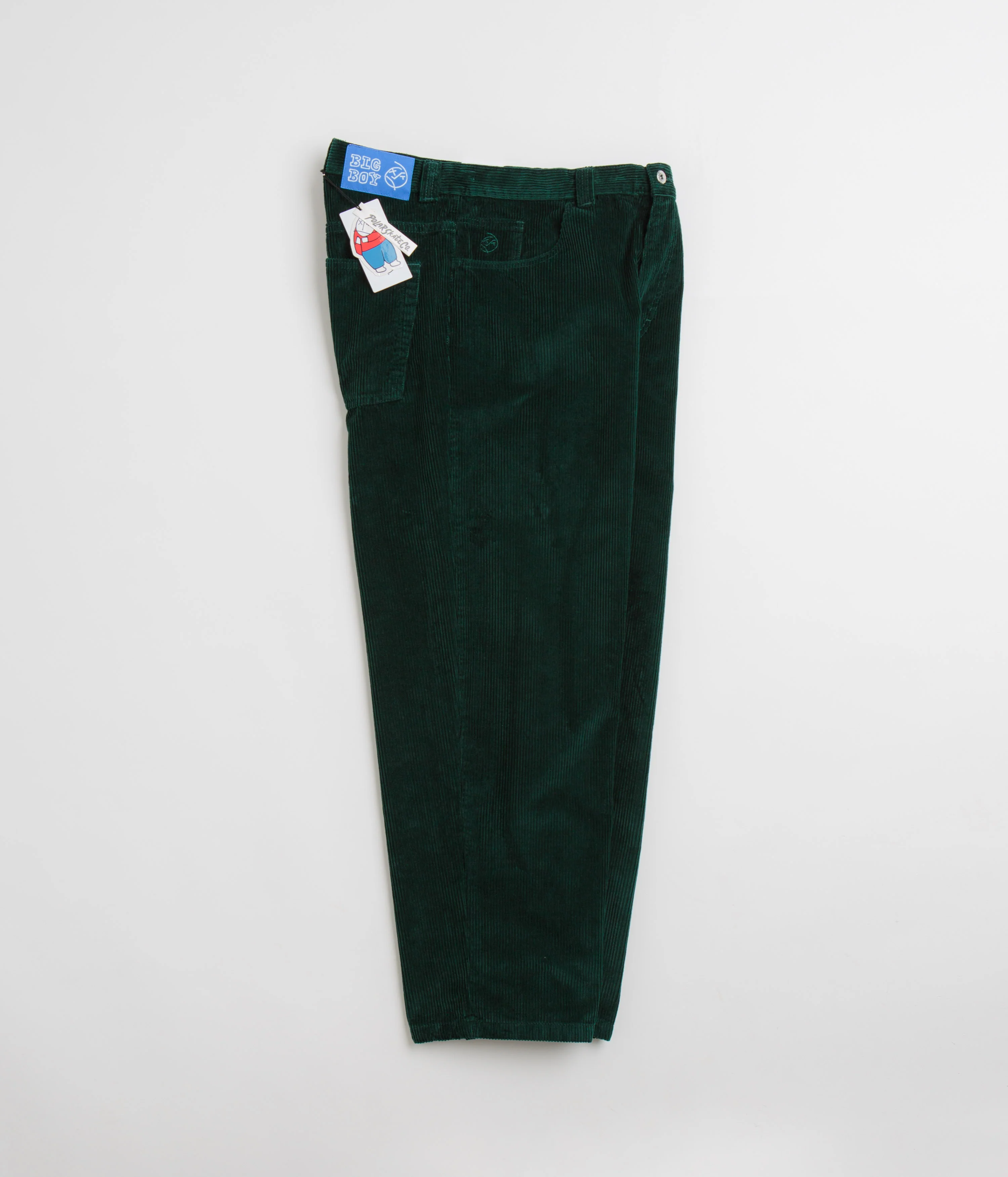 Polar Big Boy Cord Pants - Dark Emerald - Image 2