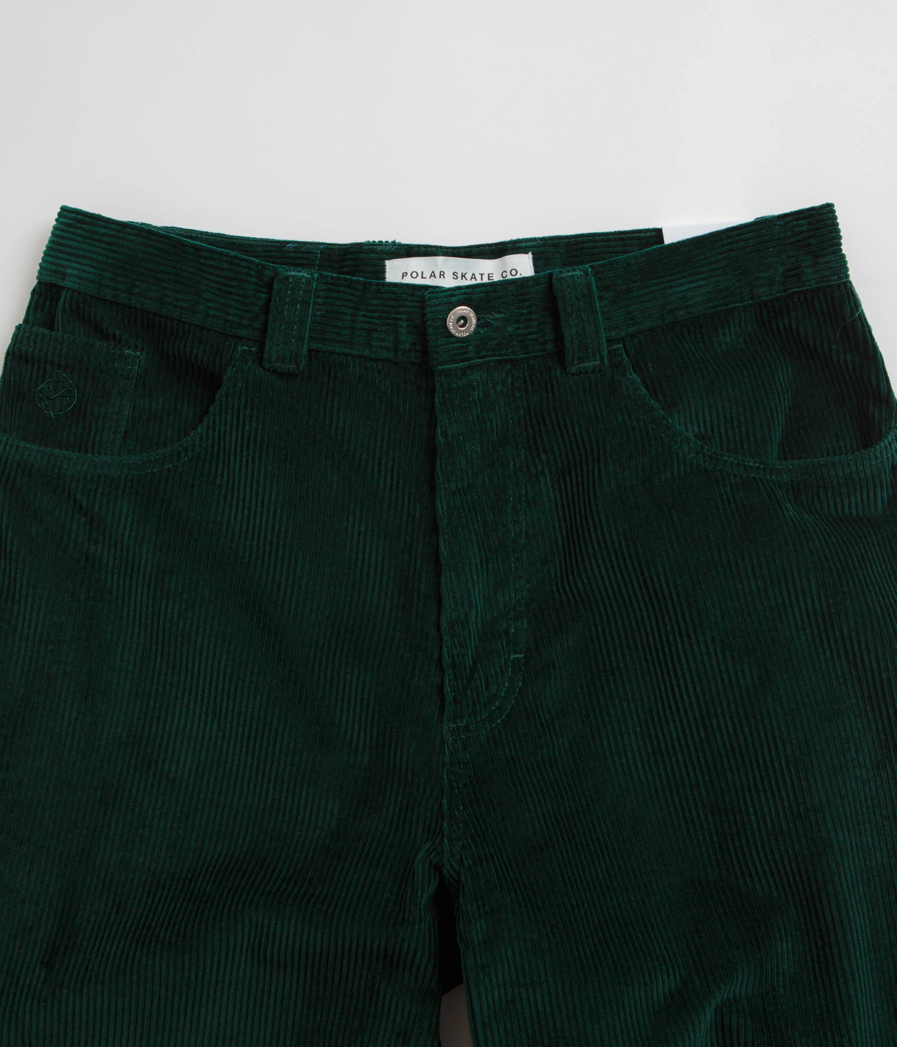 Polar Big Boy Cord Pants - Dark Emerald - Image 4