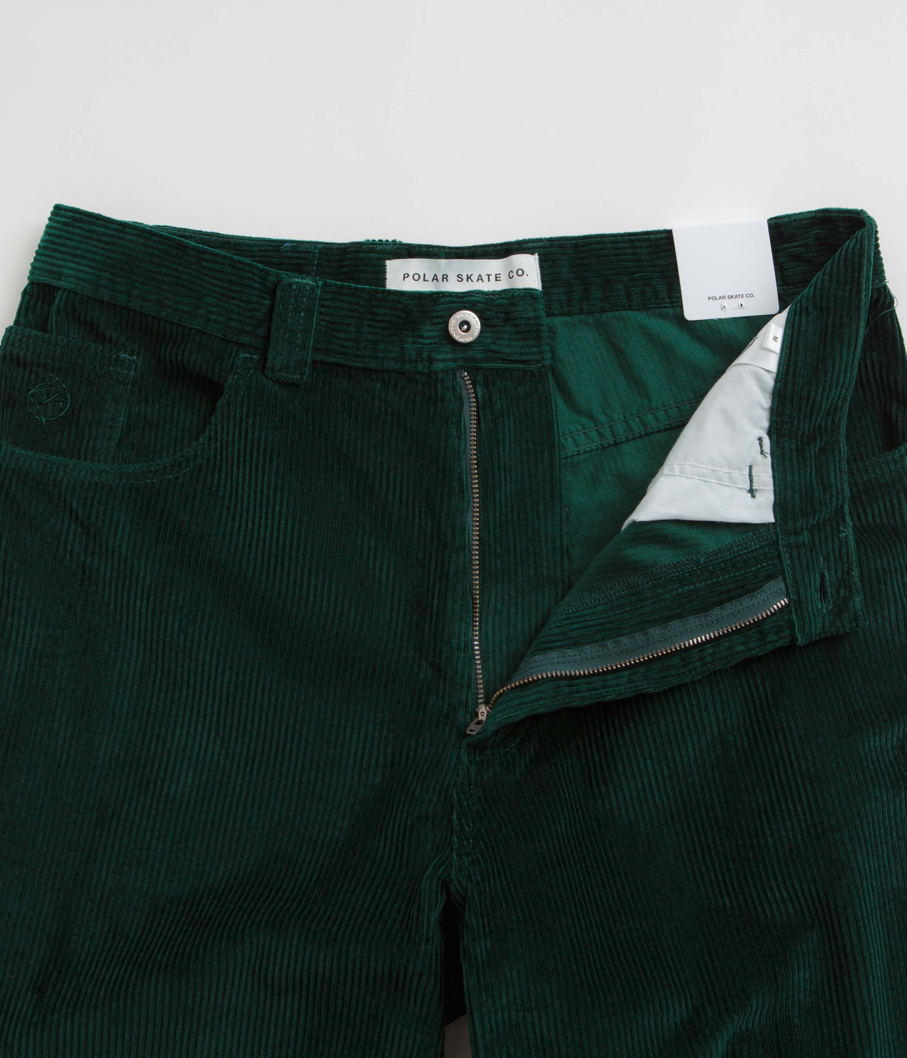 Polar Big Boy Cord Pants - Dark Emerald - Image 5