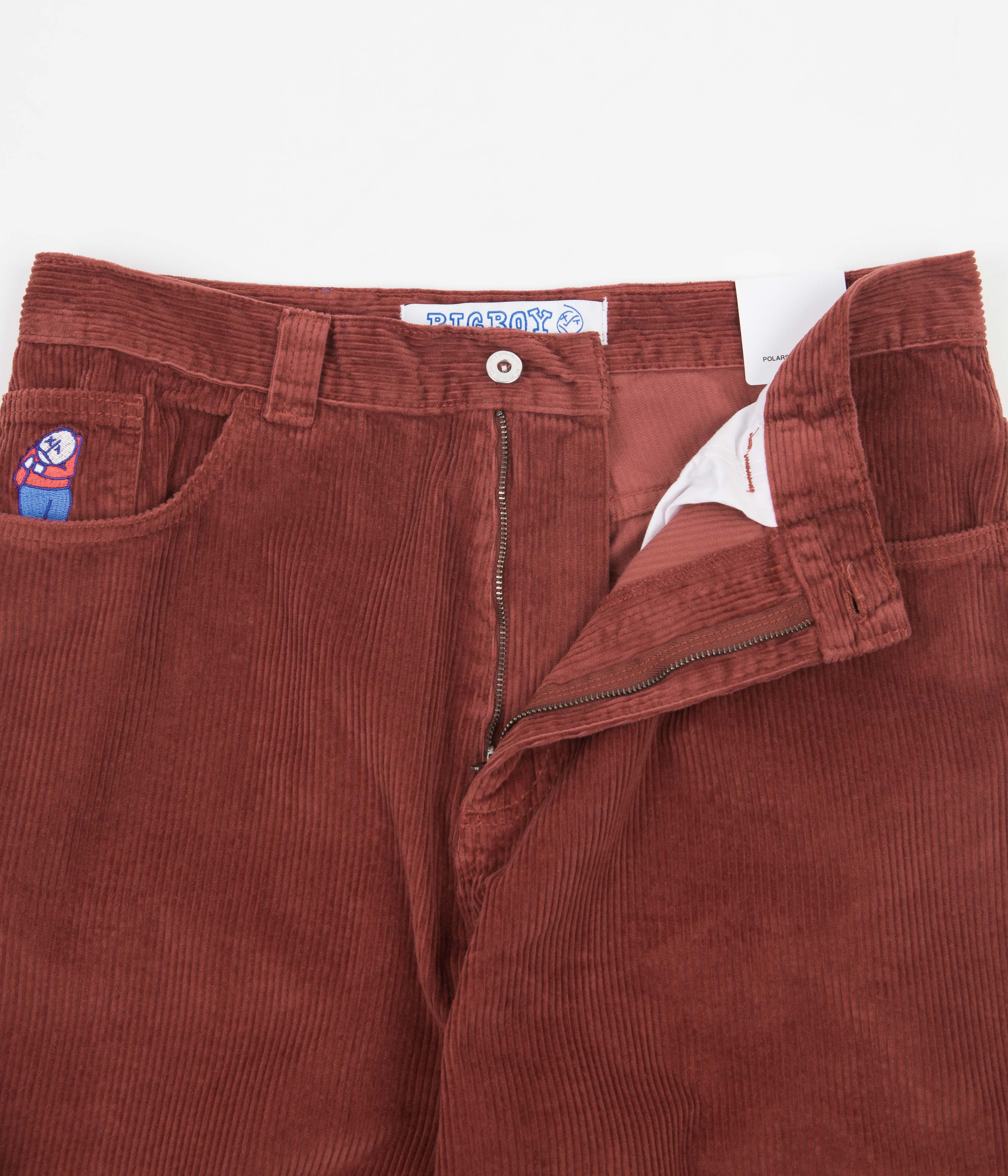 Polar Big Boy Cord Pants - Rust - Image 7