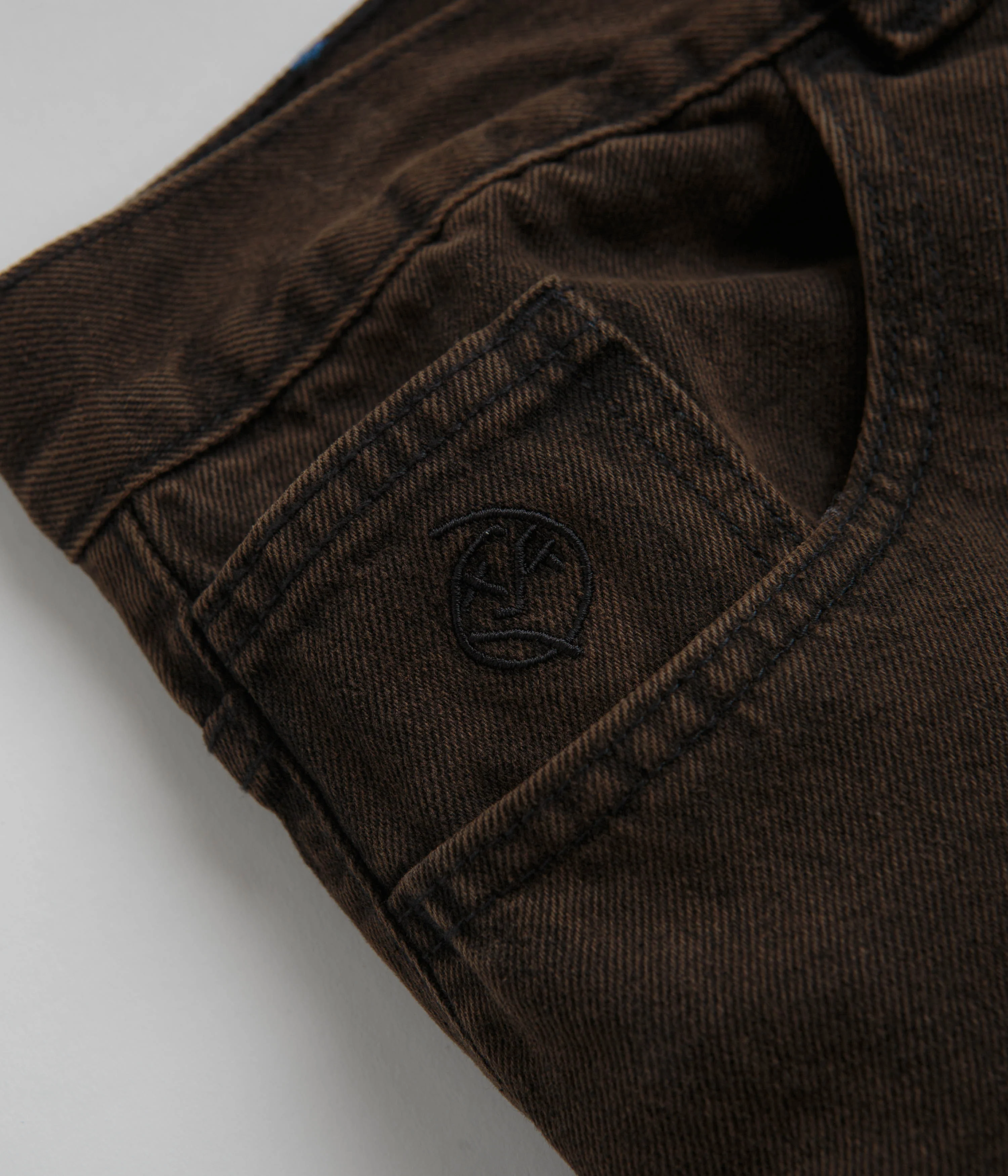 Polar Big Boy Jeans - Brown Black - Image 7