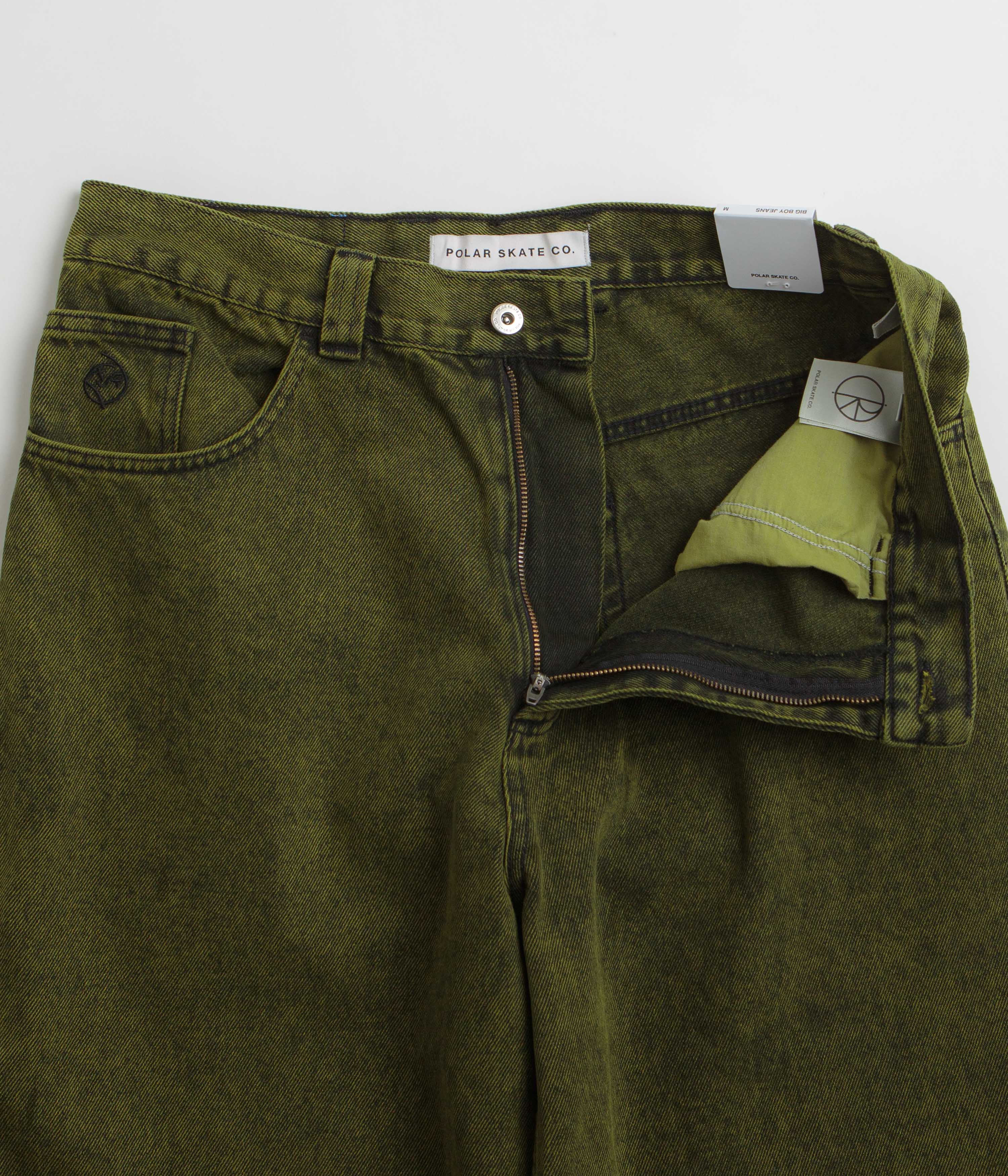 Polar Big Boy Jeans - Green / Black / Black - Image 5