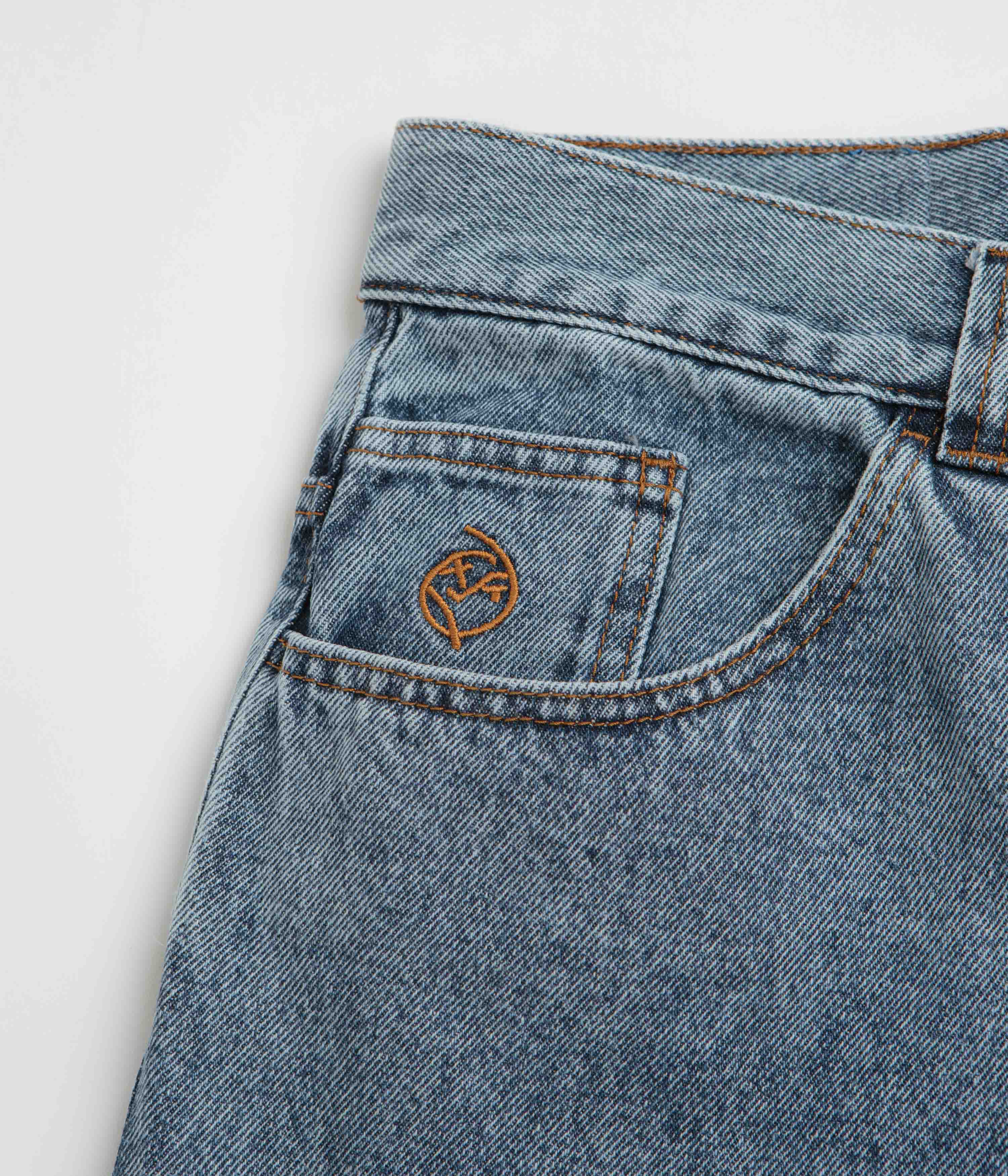 Polar Big Boy Jeans - Heavy Washed Blue - Image 5