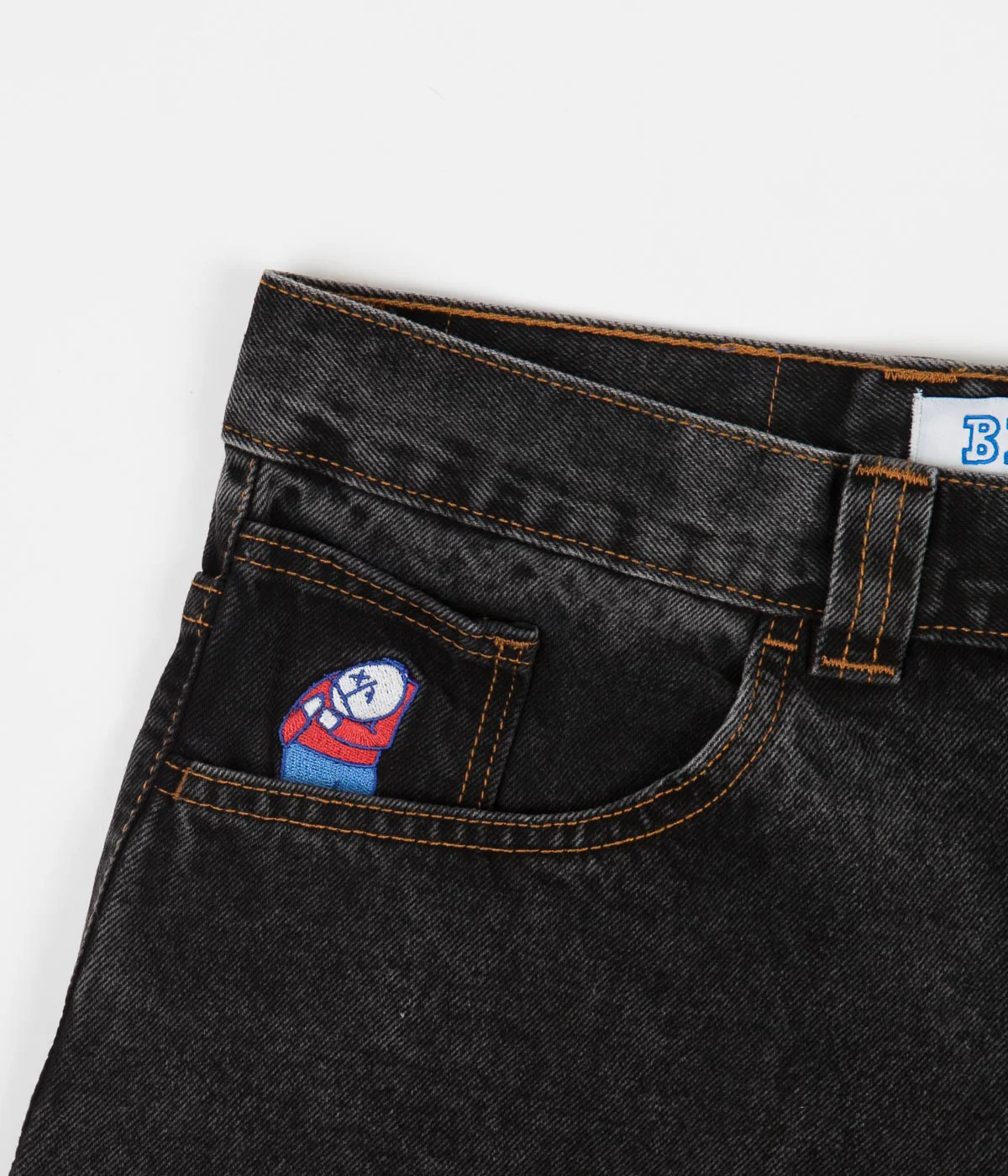 Polar Big Boy Jeans - Washed Black - Image 13