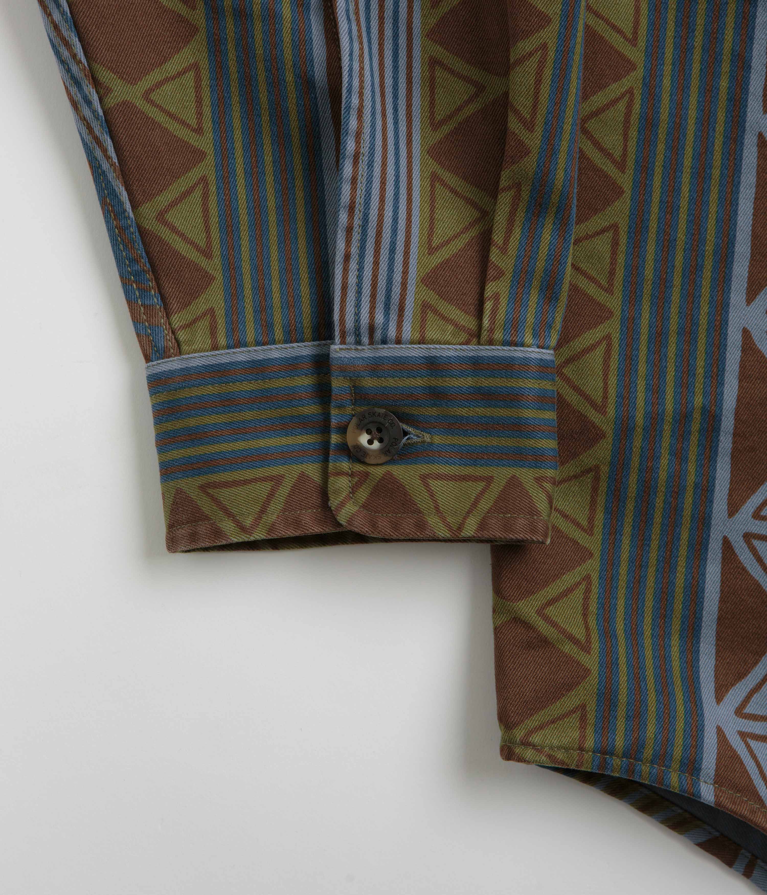 Polar Big Boy Overshirt - Blue Green Mix - Image 3