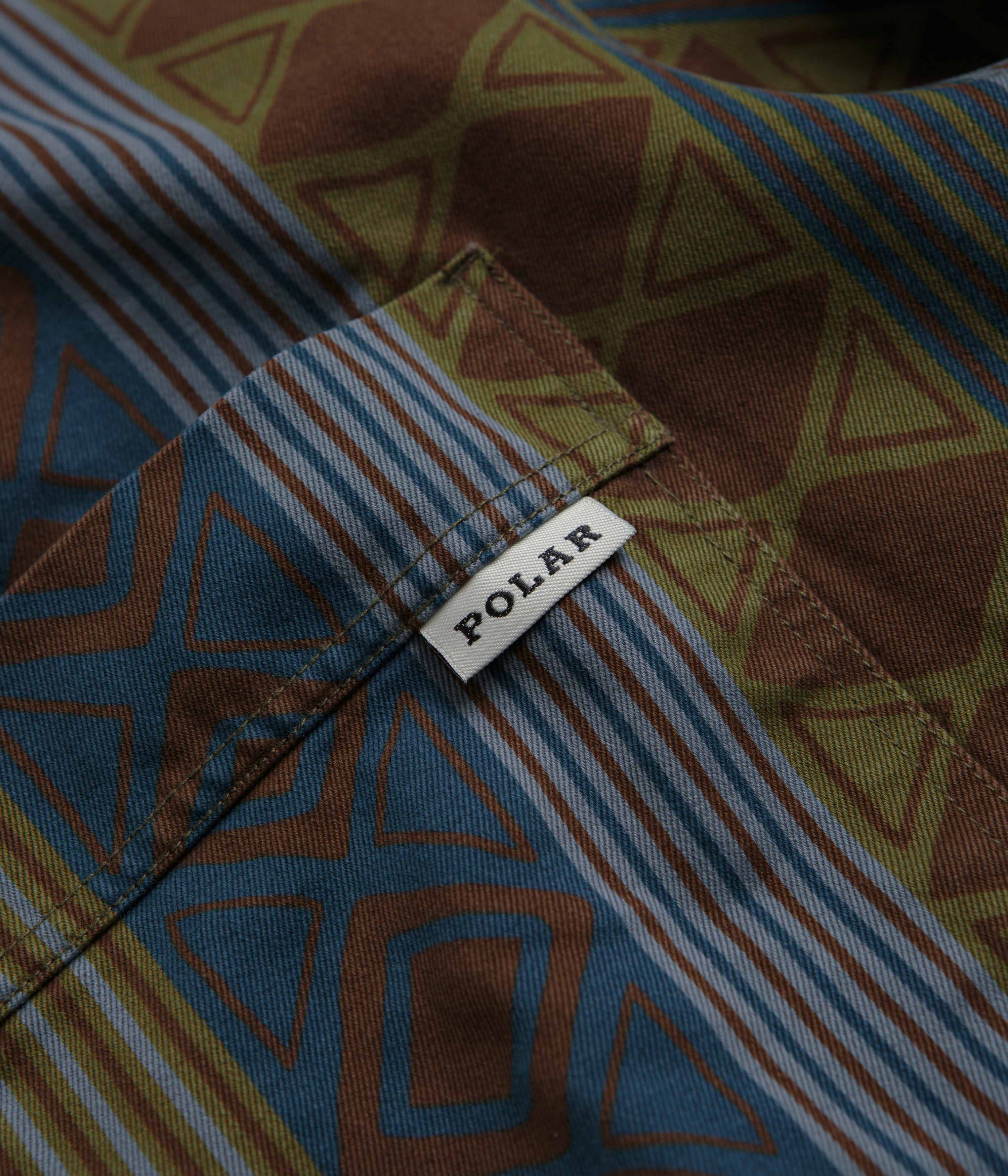Polar Big Boy Overshirt - Blue Green Mix - Image 4