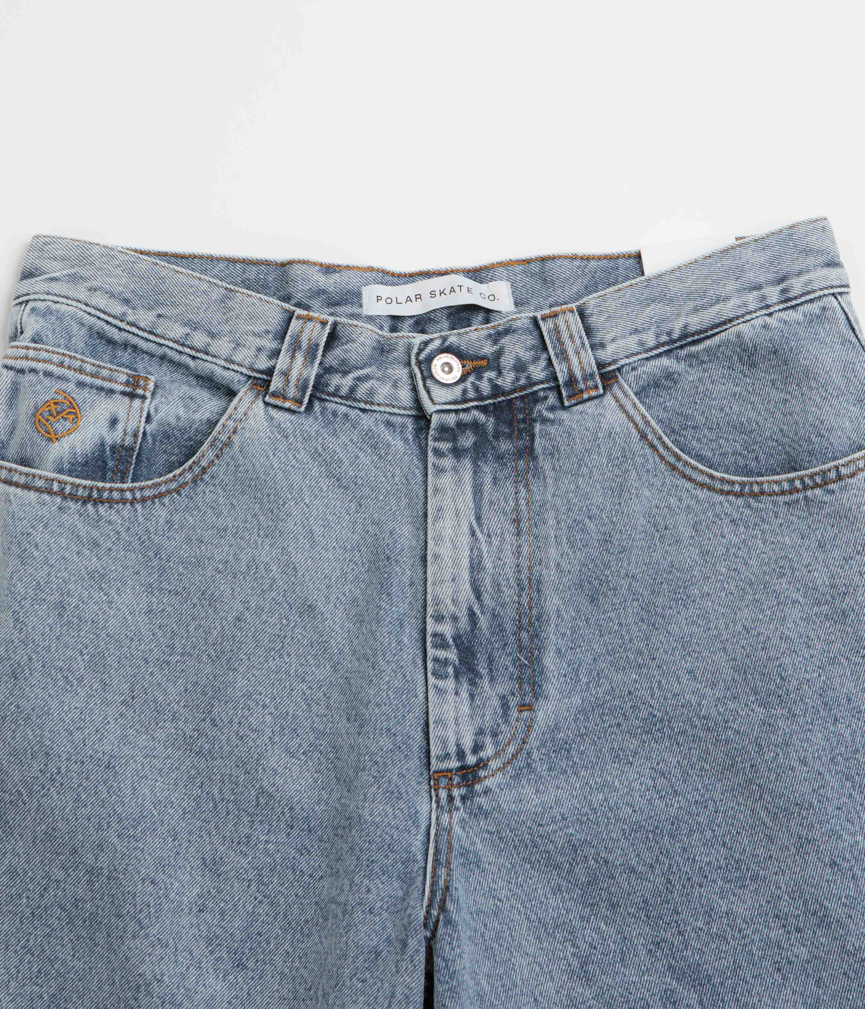 Polar Big Boy Shorts - Heavy Washed Blue - Image 4