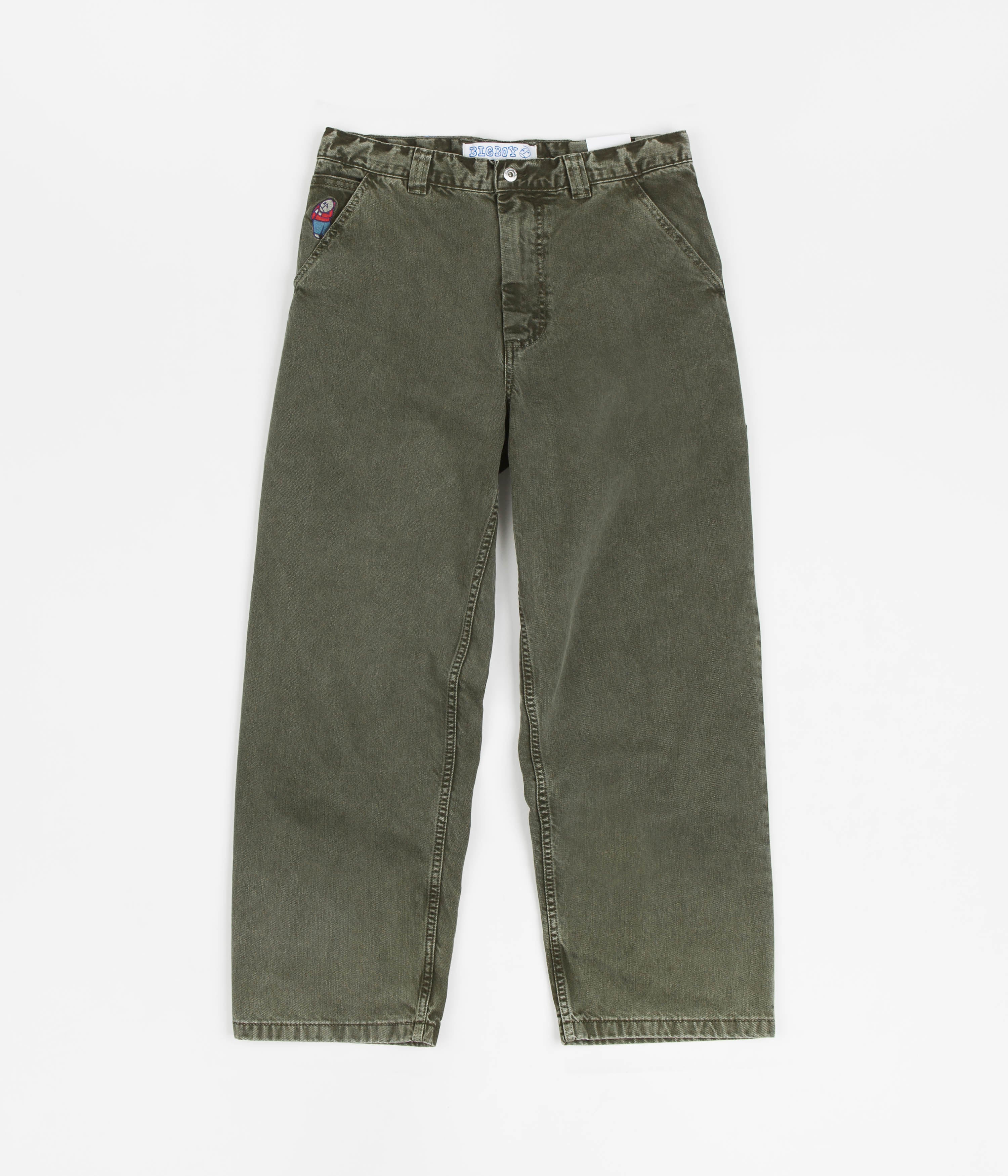 Polar Big Boy Work Pants - Army Green - Image 7