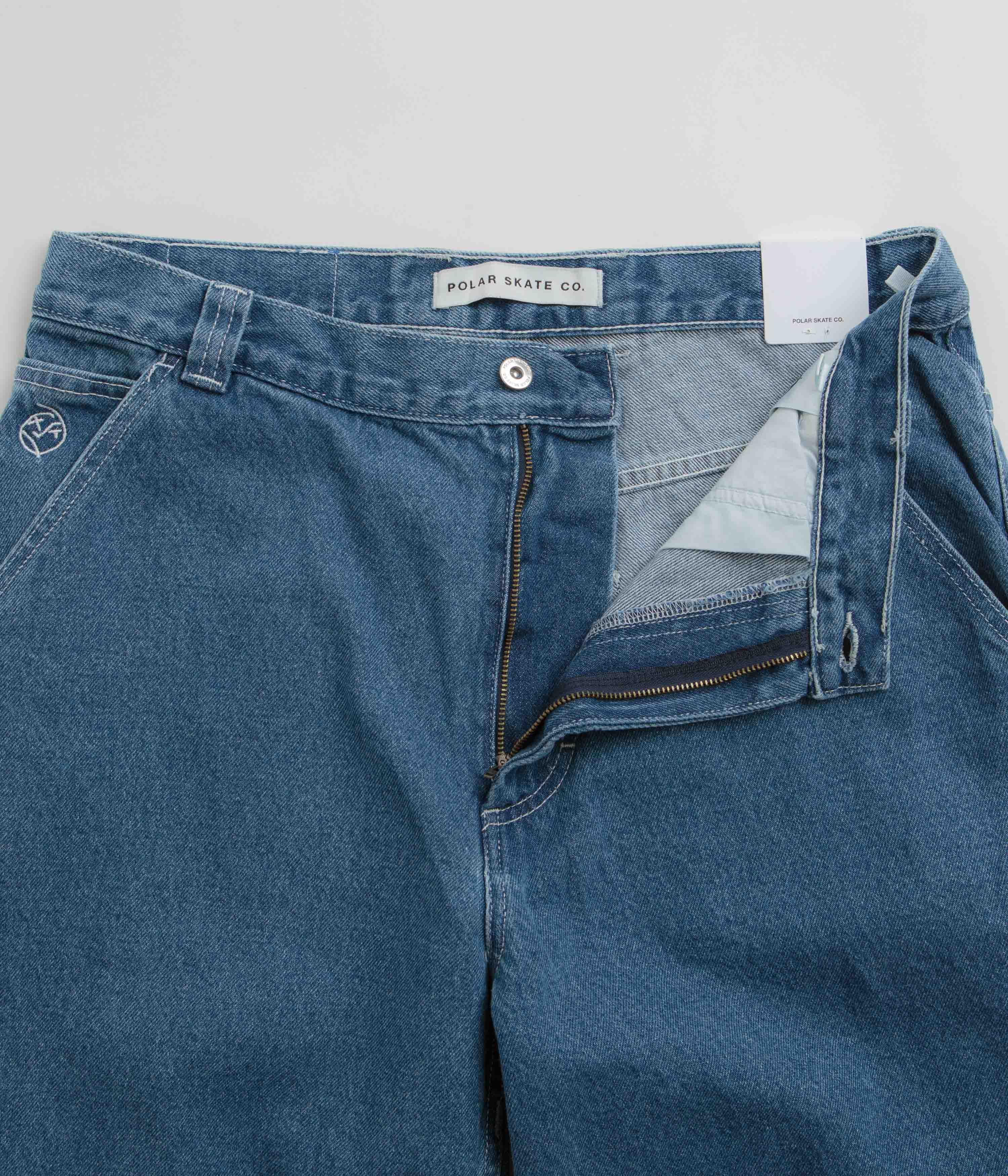 Polar Big Boy Work Pants - Blue Wash - Image 5