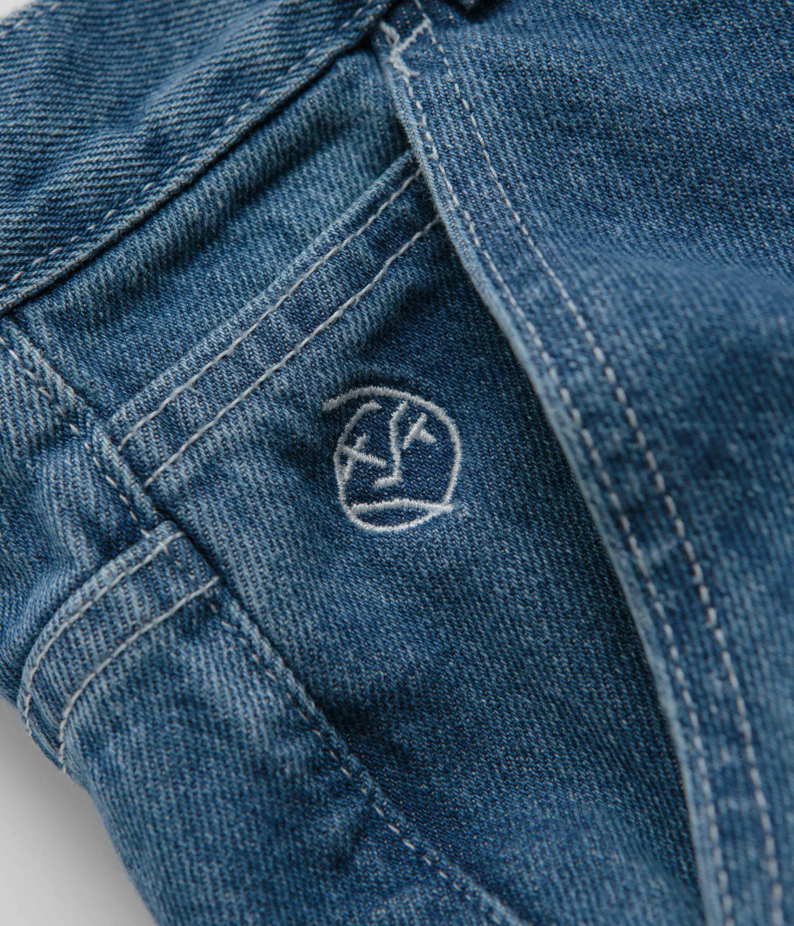 Polar Big Boy Work Pants - Blue Wash - Image 7