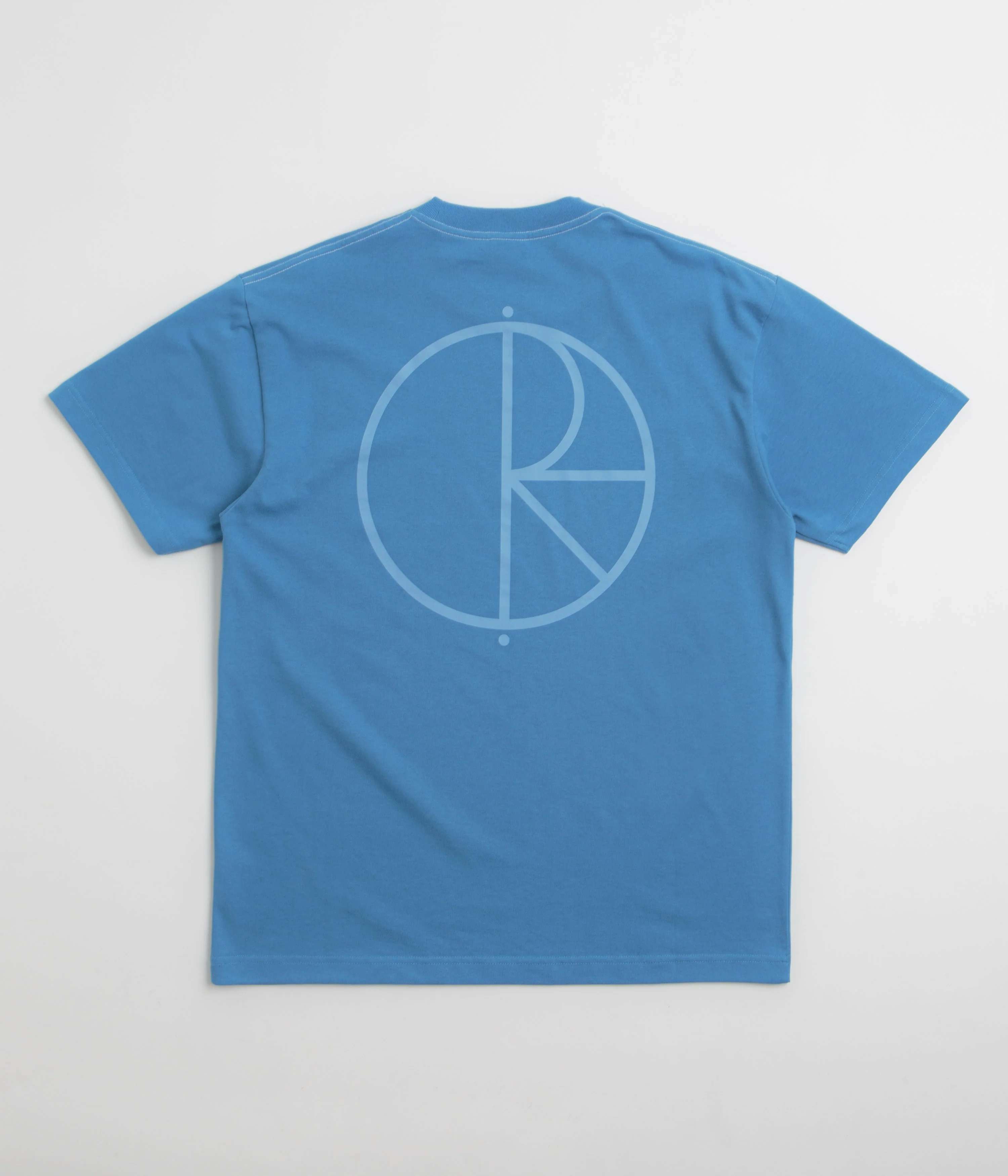 Polar Contrast Stroke Logo T-Shirt - French Blue - Image 2