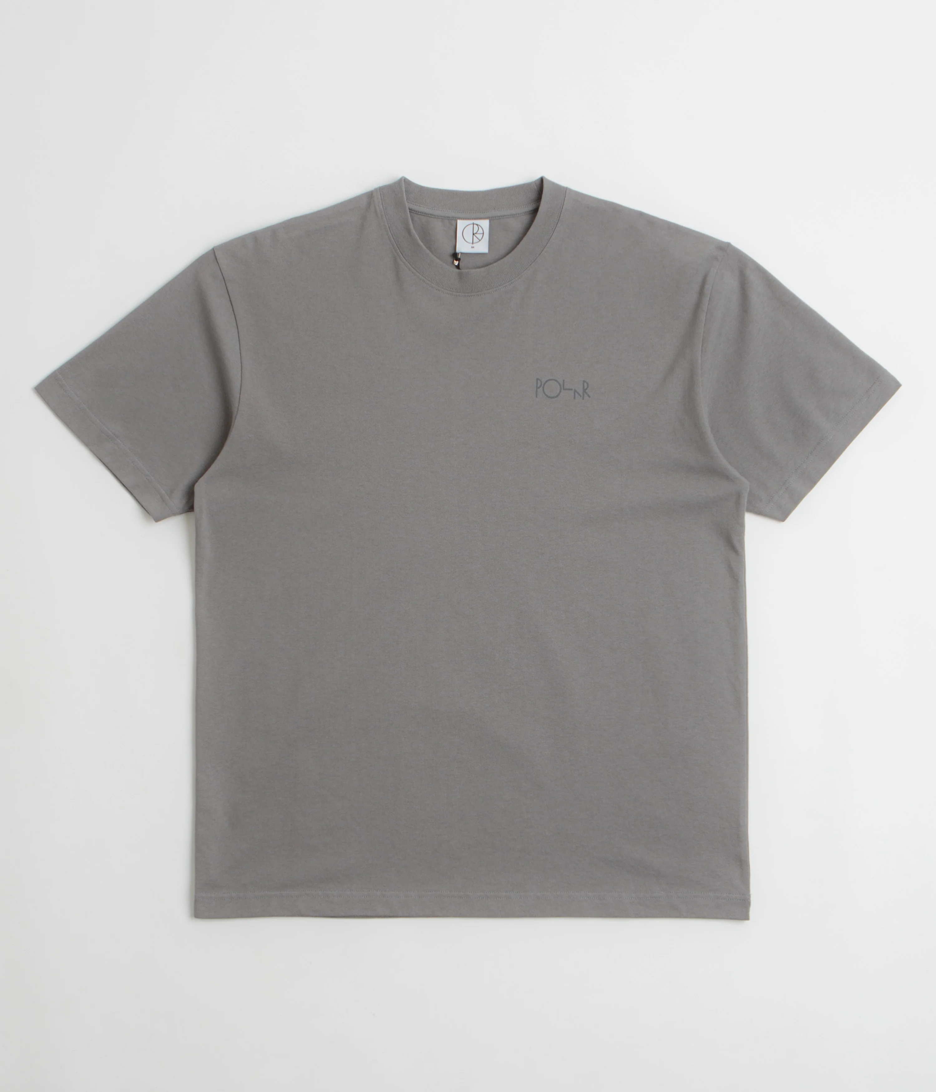 Polar Contrast Stroke Logo T-Shirt - Grey - Image 2