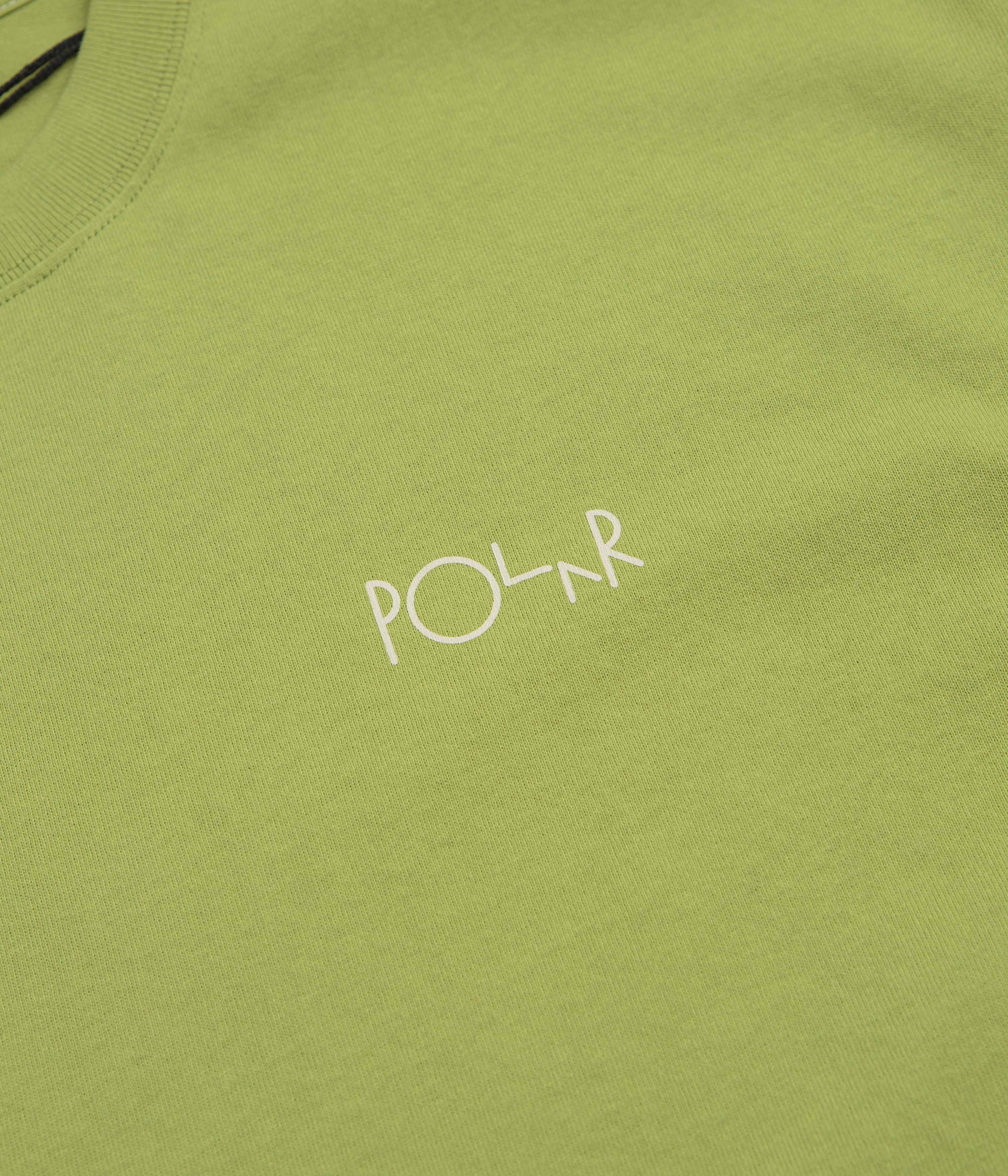 Polar Contrast Stroke Logo T-Shirt - Peridot - Image 4