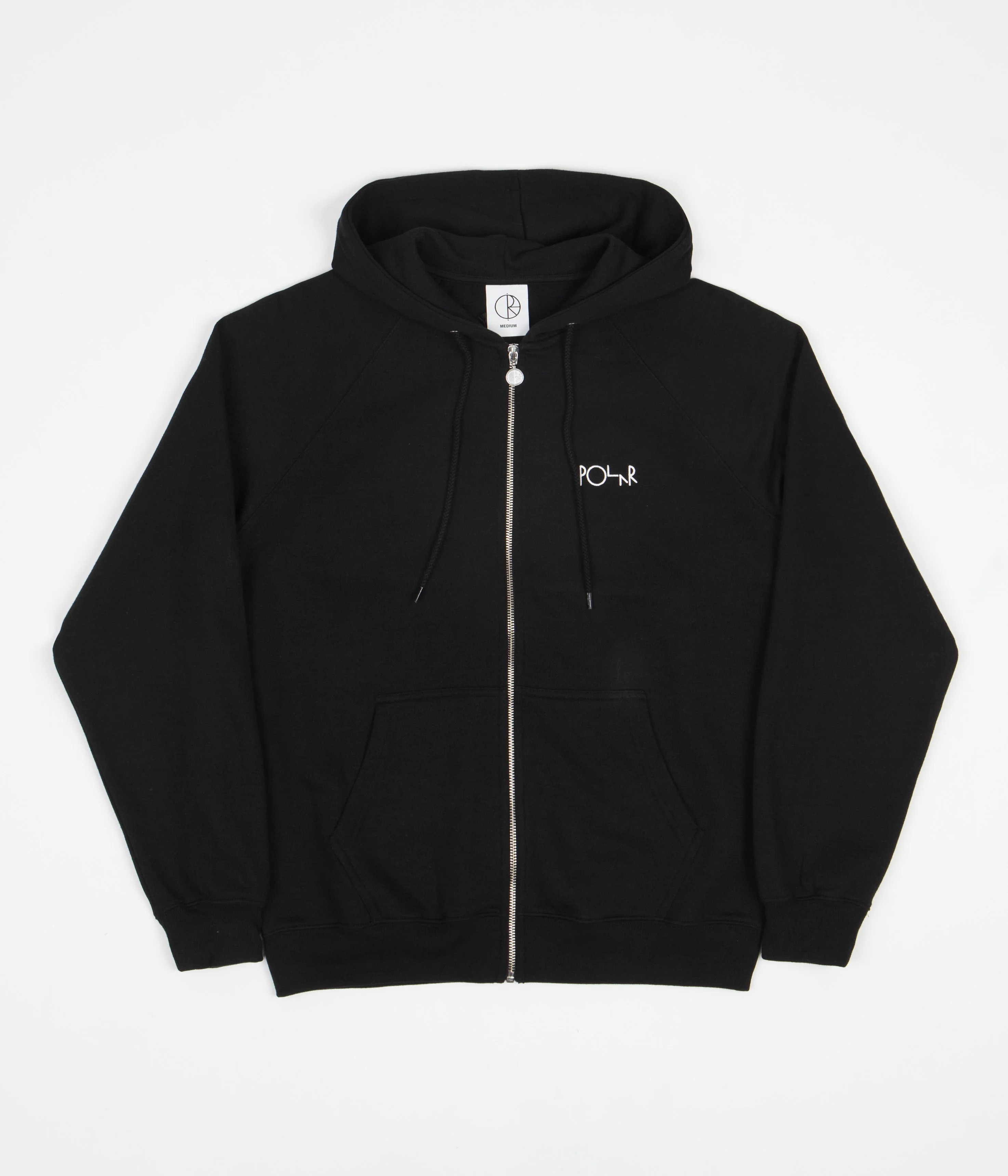 Polar Default Zip Hoodie - Black