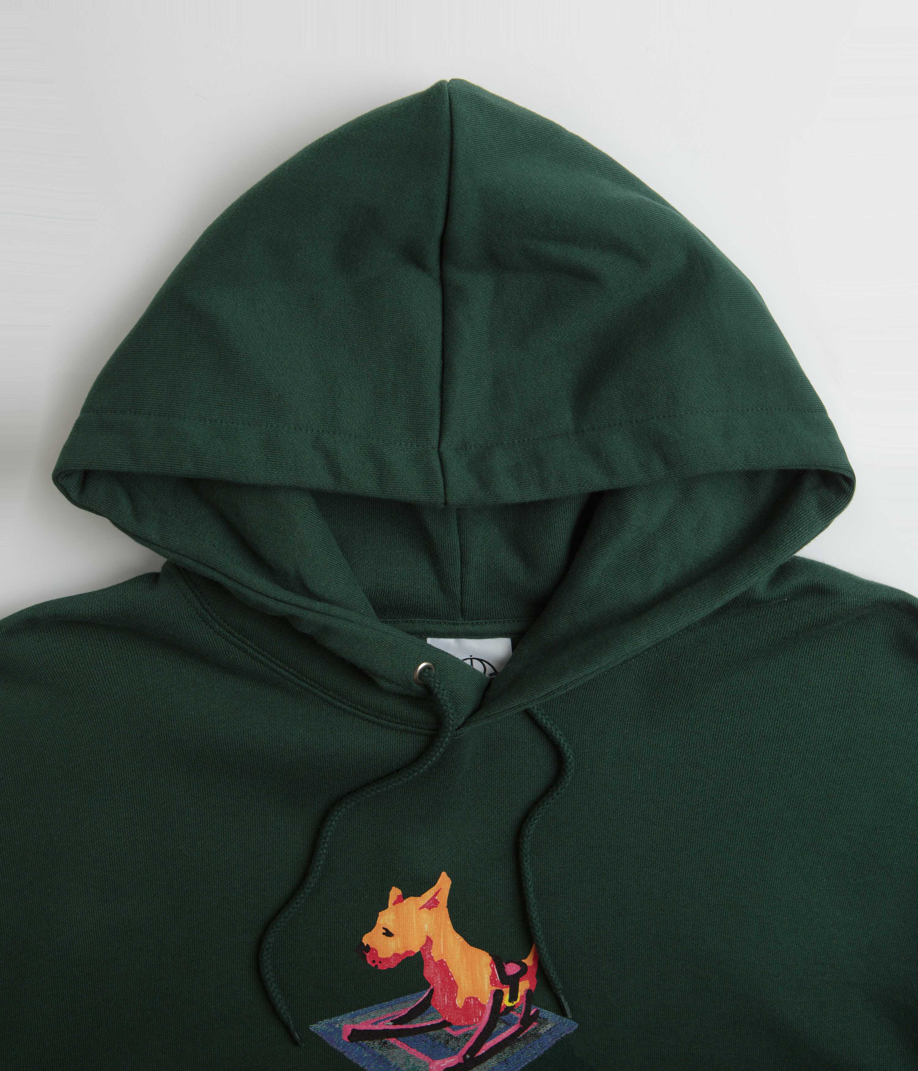 Polar Dog Dave Hoodie - Dark Green - Image 4