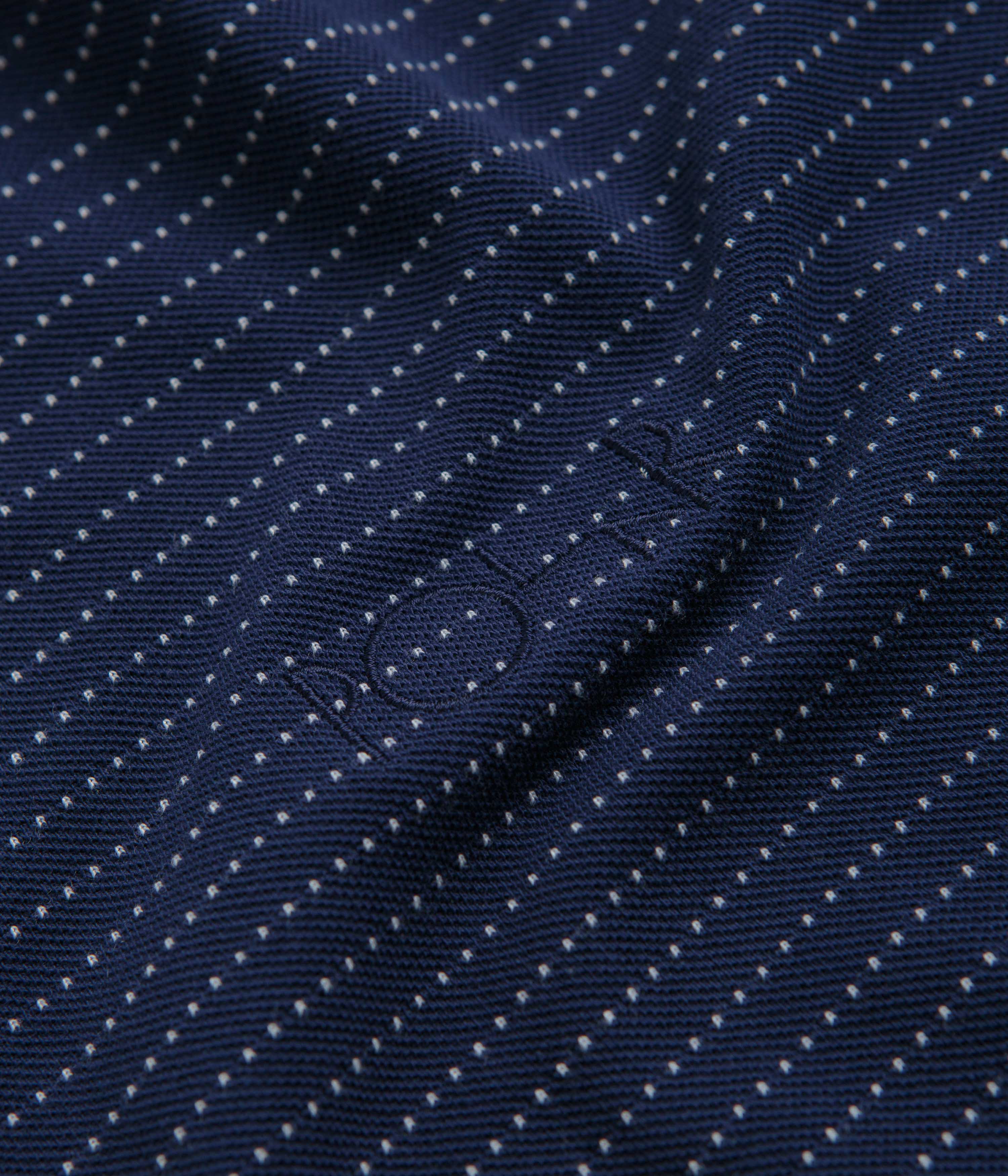 Polar Dots Surf Polo Shirt - Dark Blue - Image 2