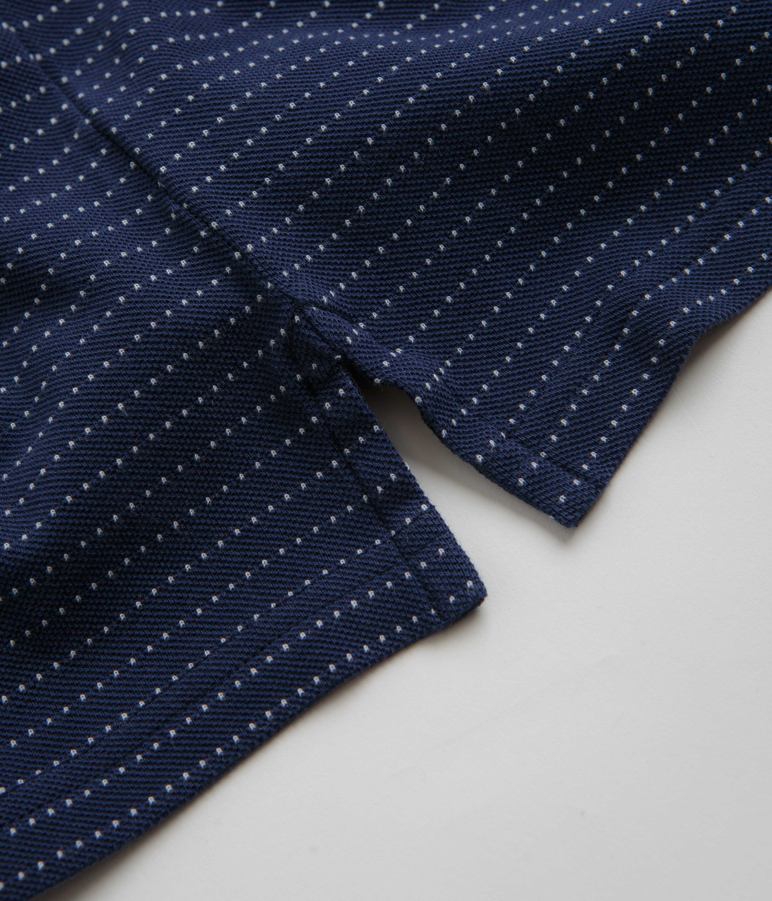 Polar Dots Surf Polo Shirt - Dark Blue - Image 4