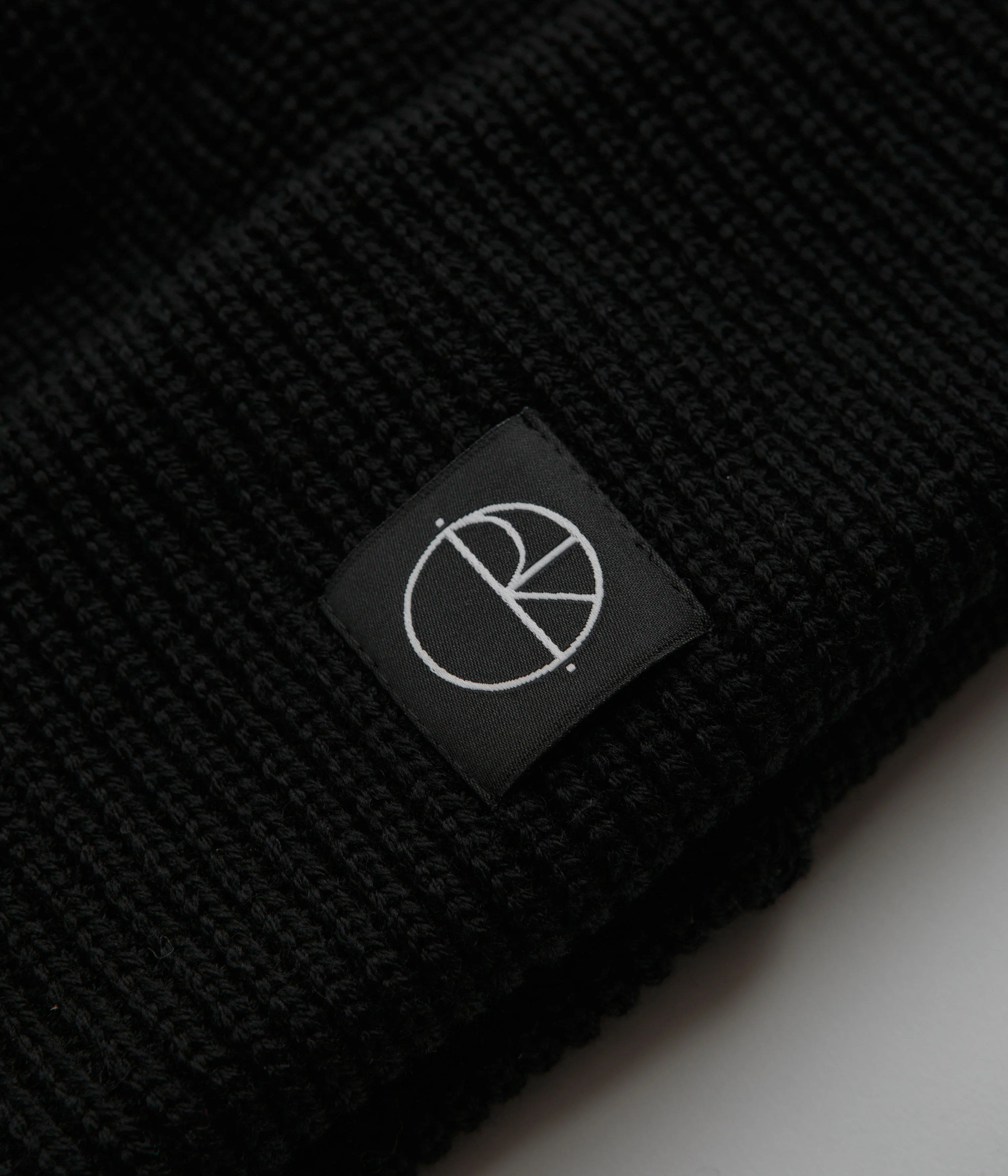 Polar Double Fold Merino Beanie - Black - Image 2