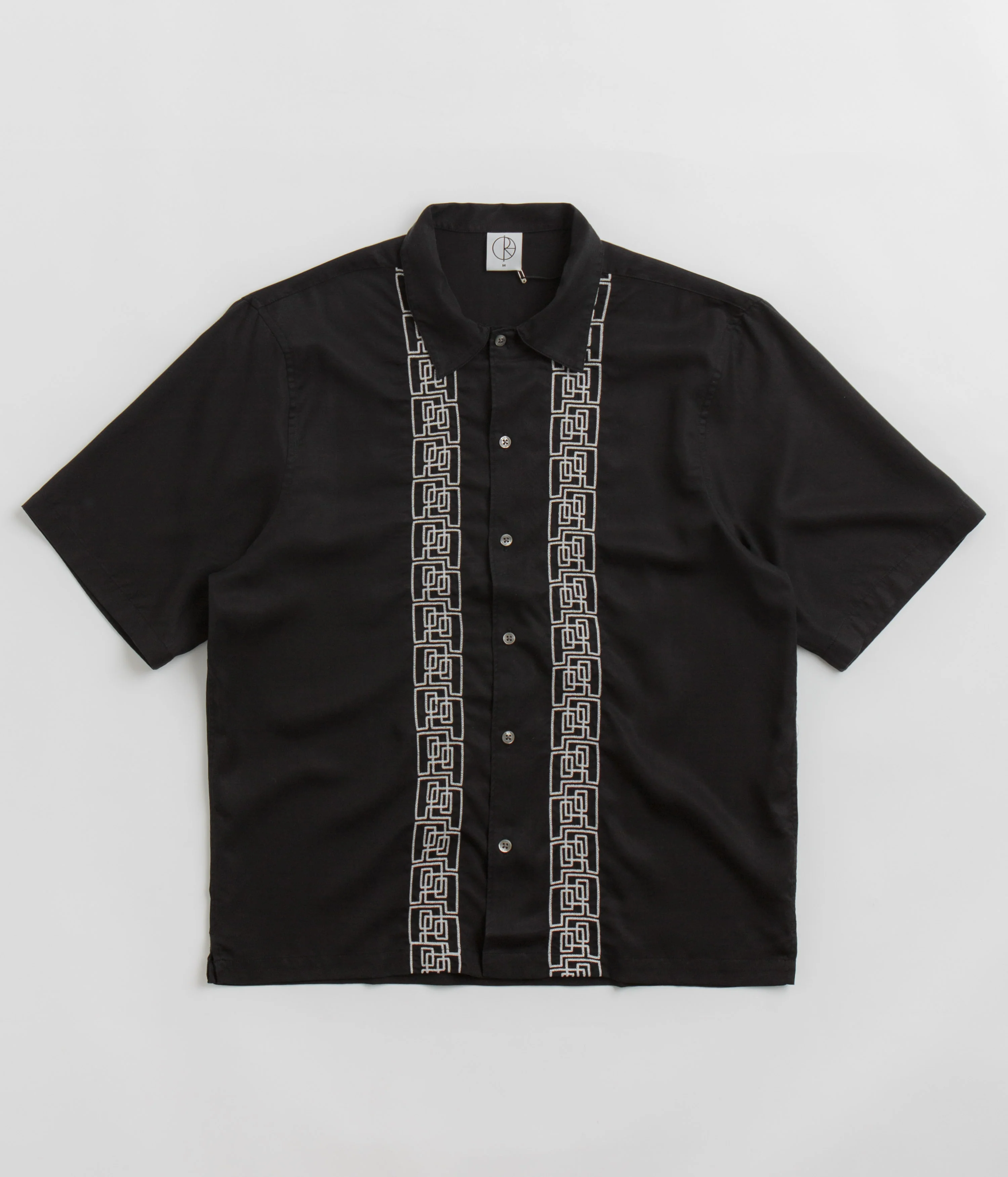 Polar Double P Bowling Shirt - Black / White