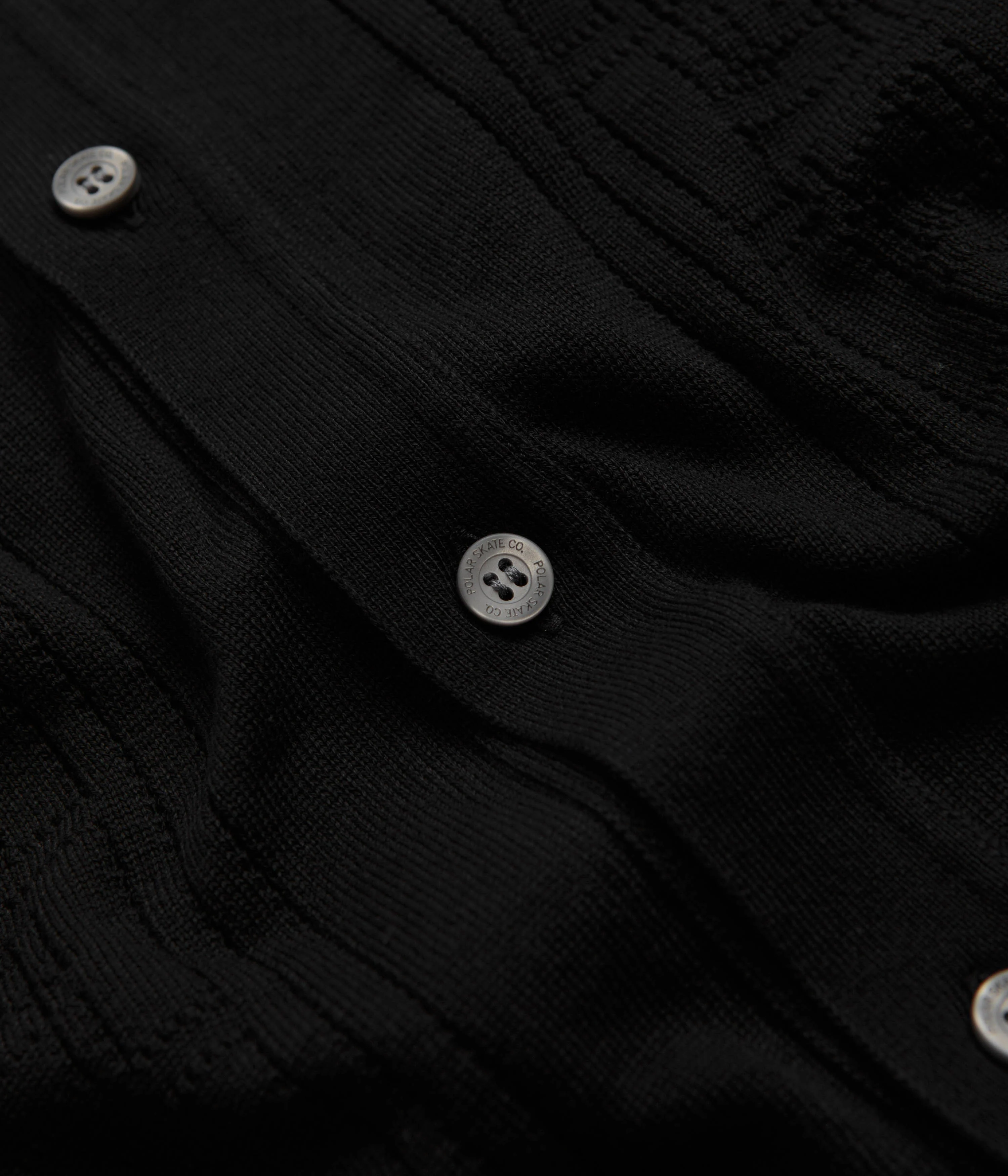 Polar Double P Miles Cardigan - Black - Image 2
