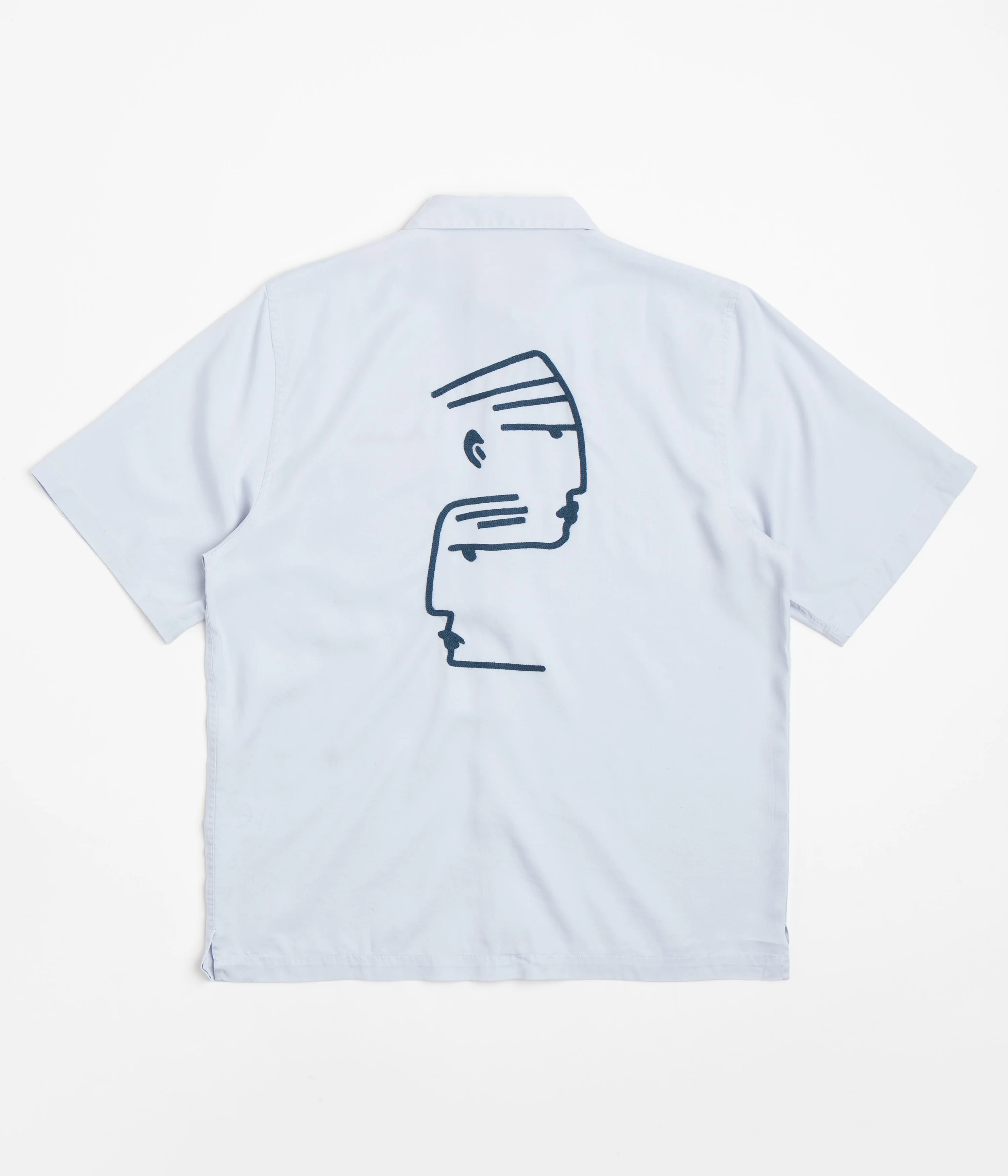 Polar Dual Personality Bowling Shirt - Light Blue / Navy