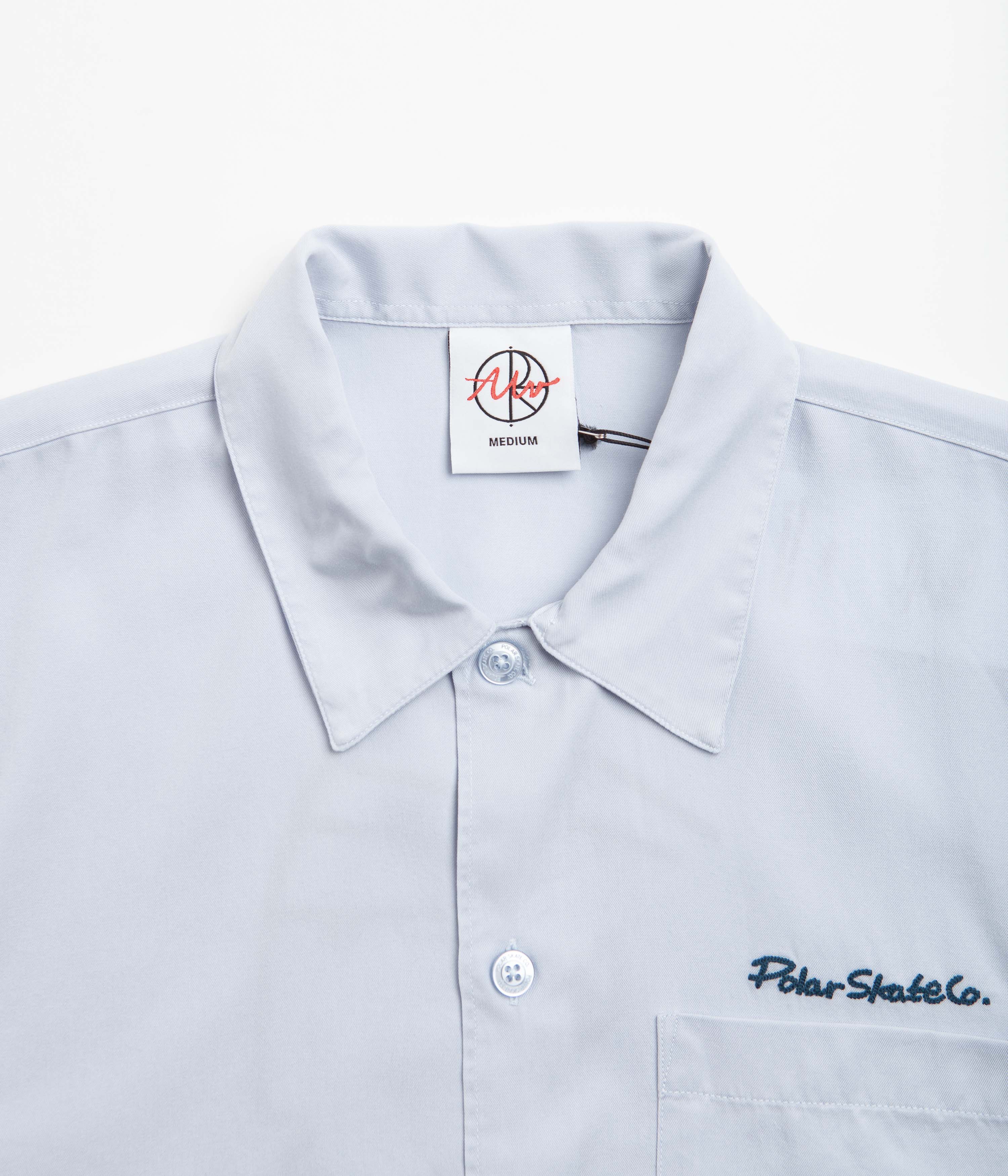 Polar Dual Personality Bowling Shirt - Light Blue / Navy - Image 4