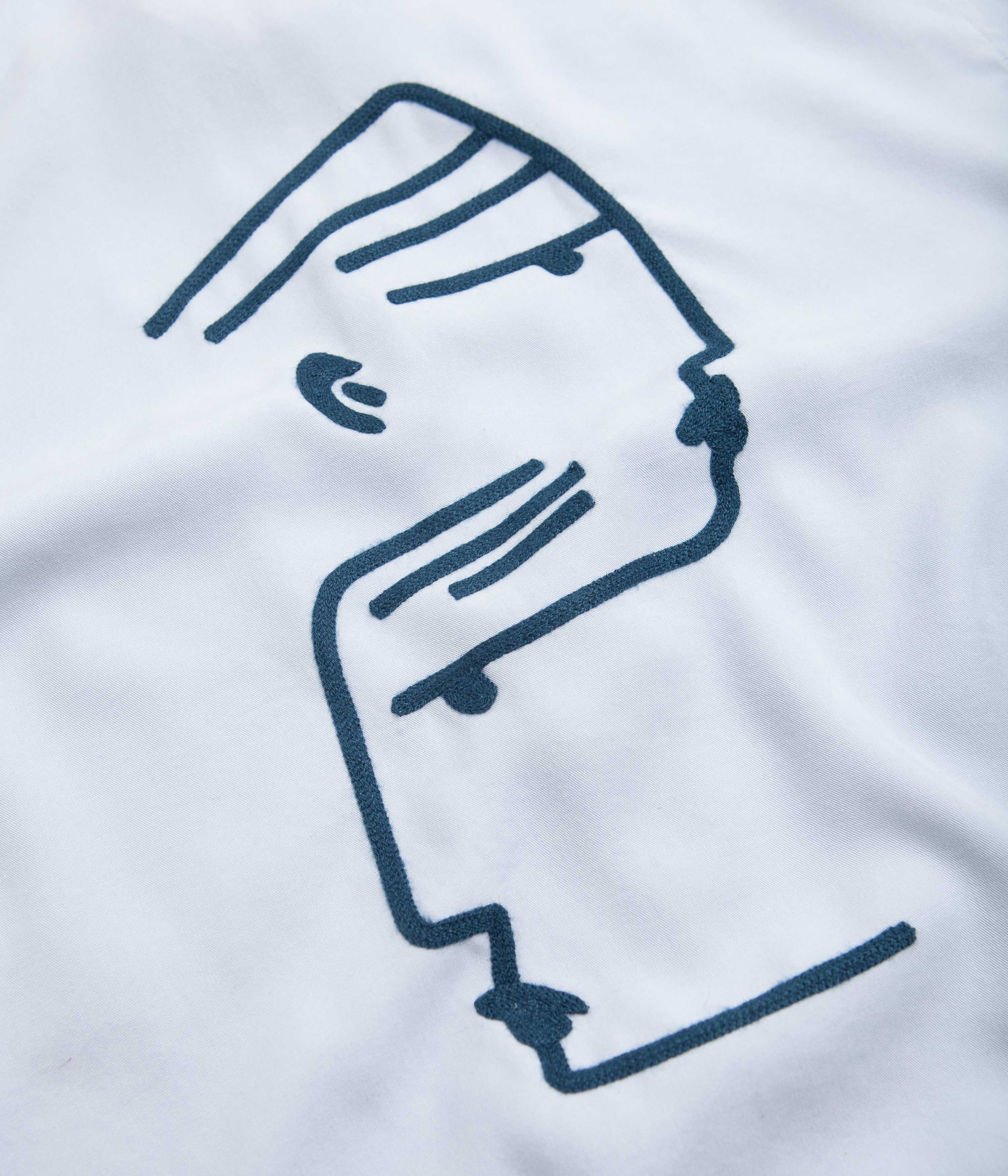 Polar Dual Personality Bowling Shirt - Light Blue / Navy - Image 5