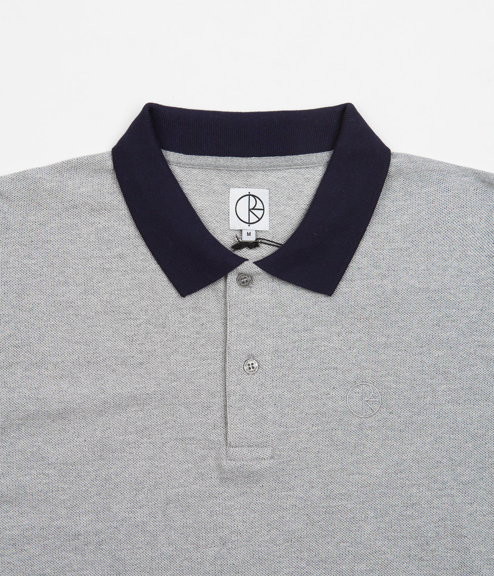 Polar Duo Polo Shirt - Heather Grey - Image 3