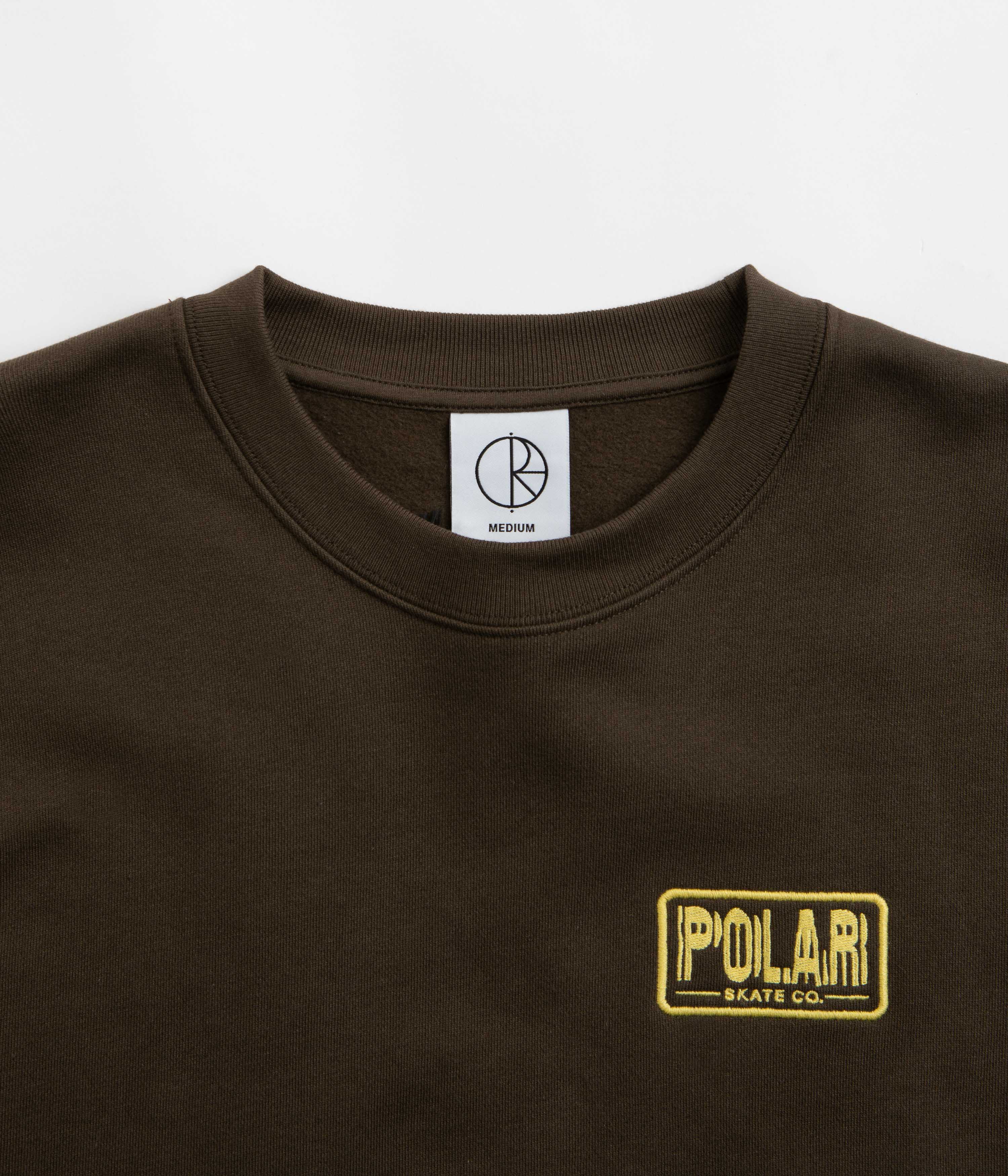 Polar Earthquake Dave Crewneck Sweatshirt - Brown - Image 4