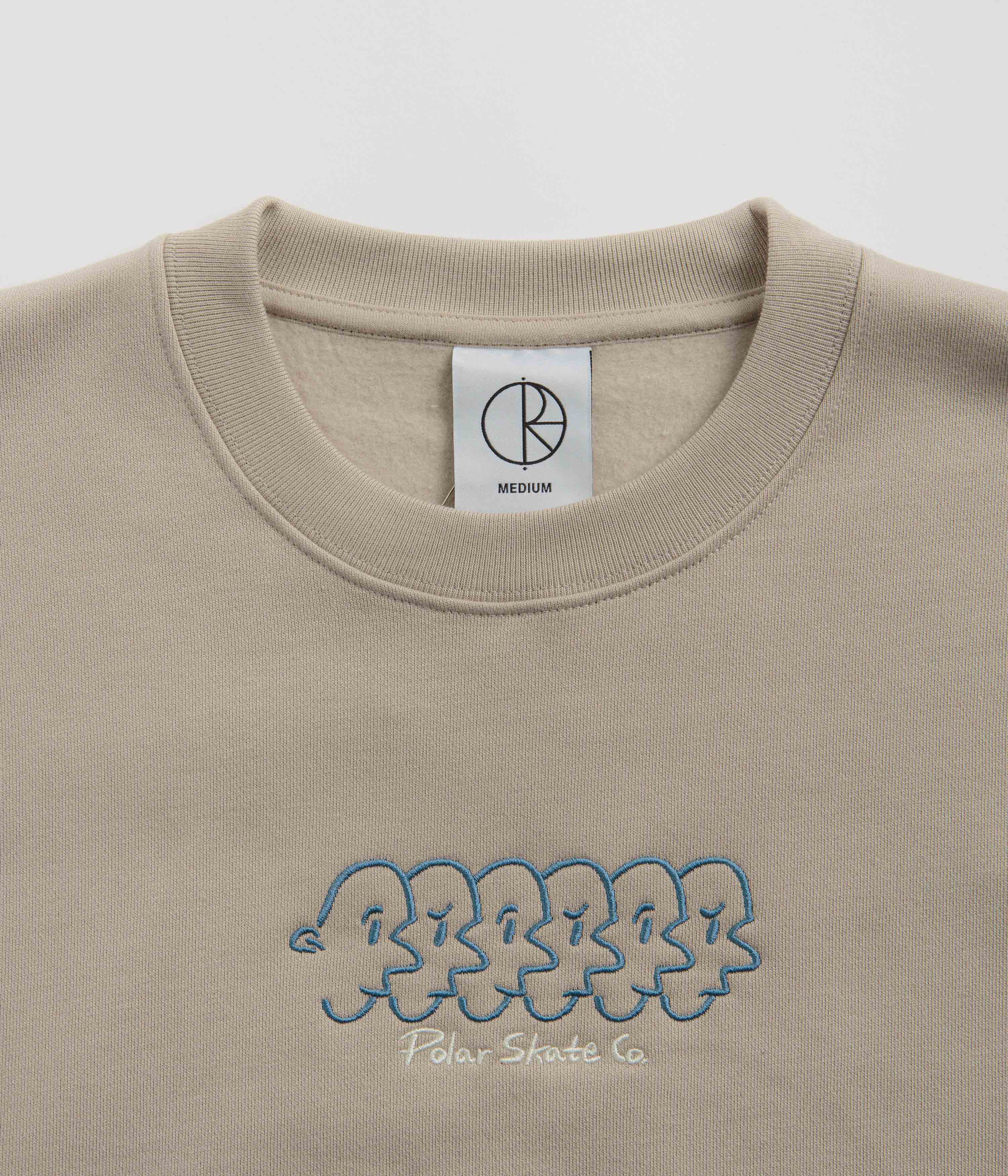 Polar Faces Dave Crewneck Sweatshirt - Taupe - Image 4
