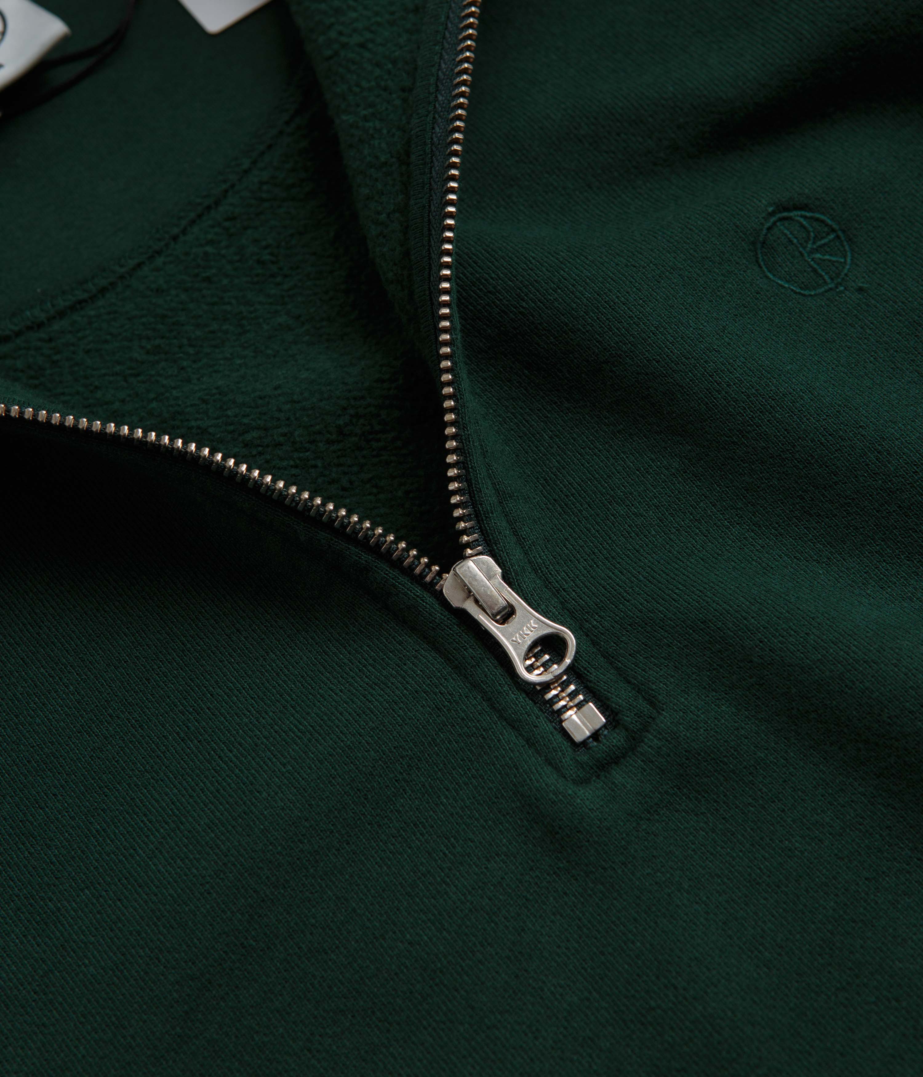 Polar Frankie Half Zip Sweatshirt - Dark Emerald - Image 5