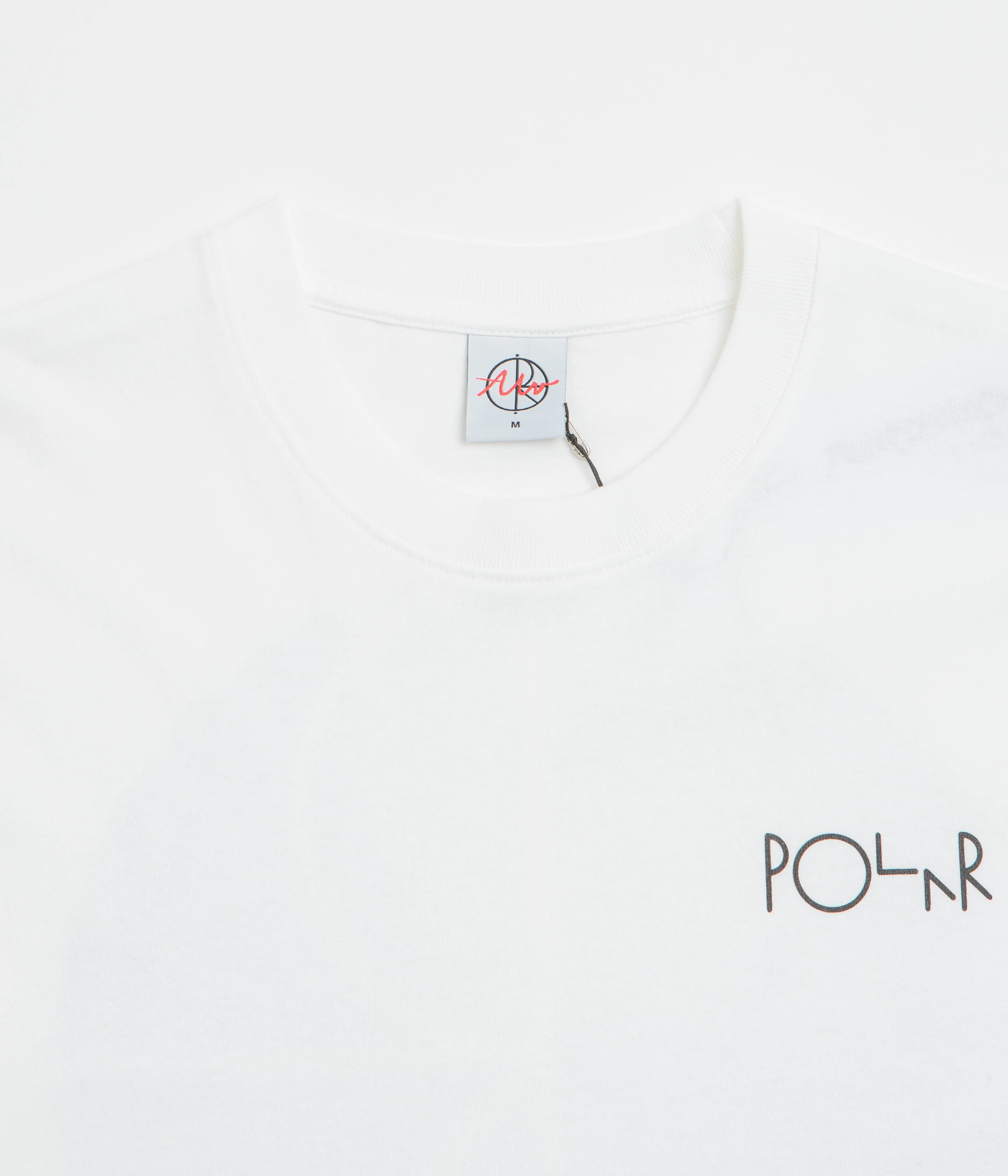 Polar Happy Sad Fill Logo T-Shirt - White / White - Image 3