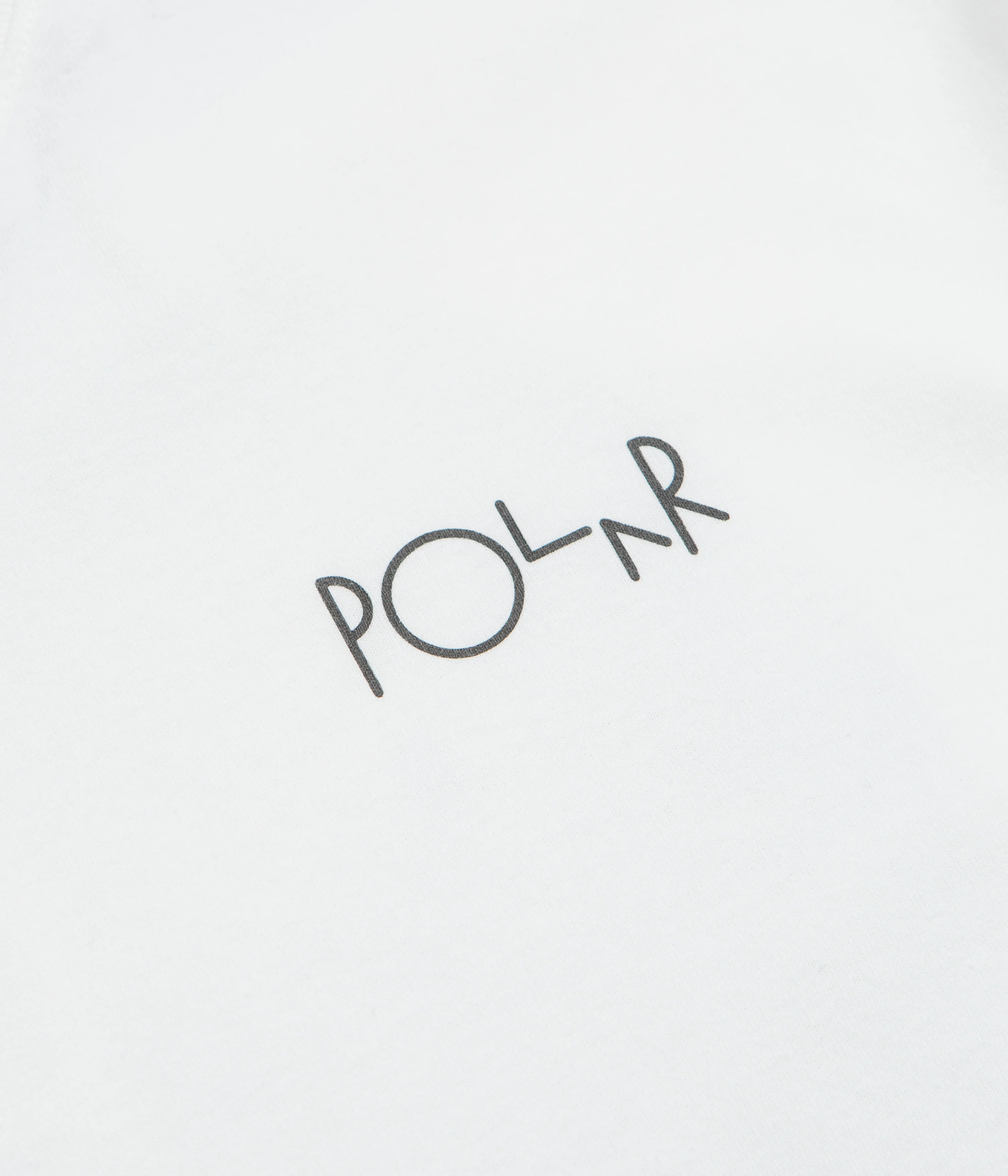 Polar Happy Sad Fill Logo T-Shirt - White / White - Image 5