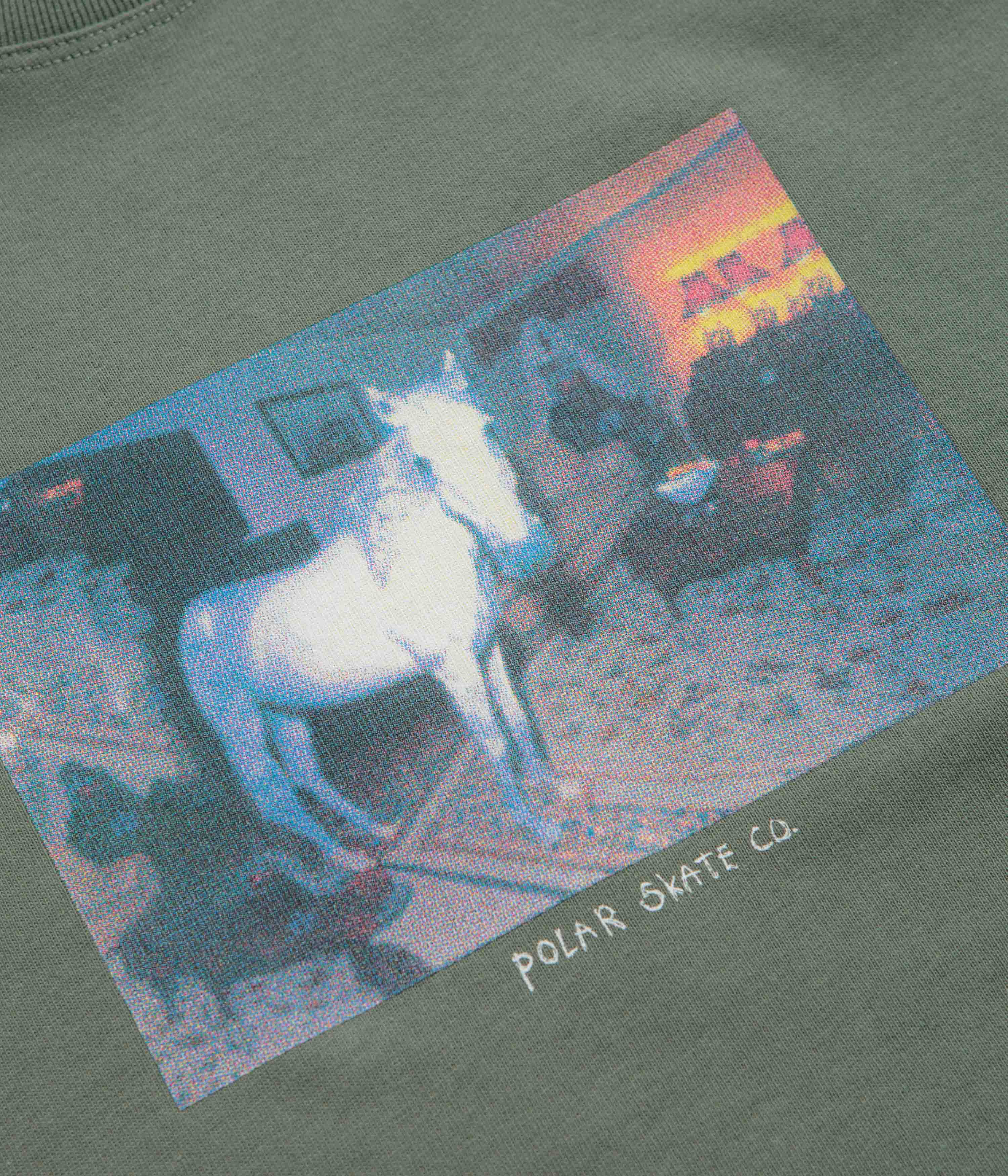 Polar Horse Dream T-Shirt - Jade Green - Image 2
