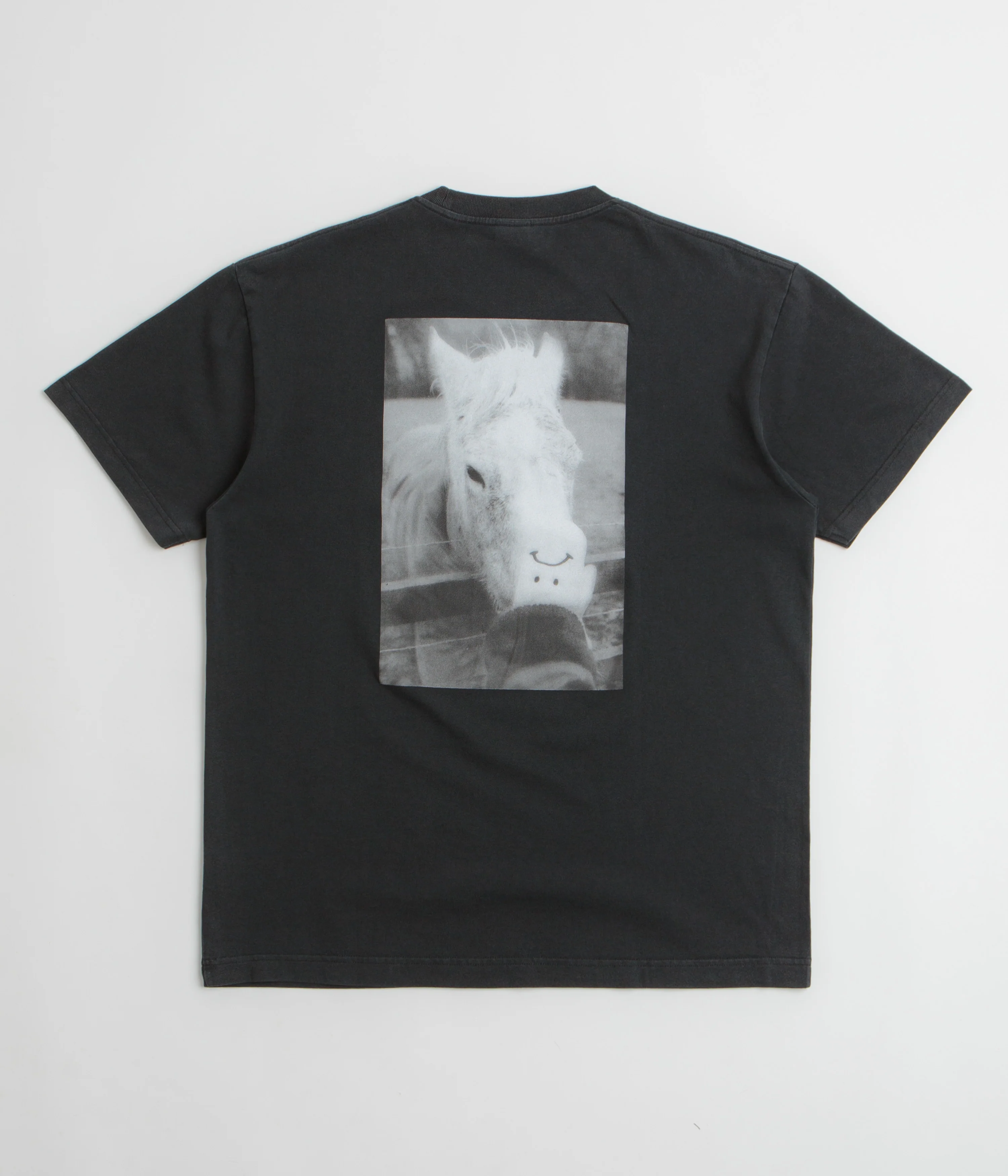 Polar Horse Hand T-Shirt - Silver Black