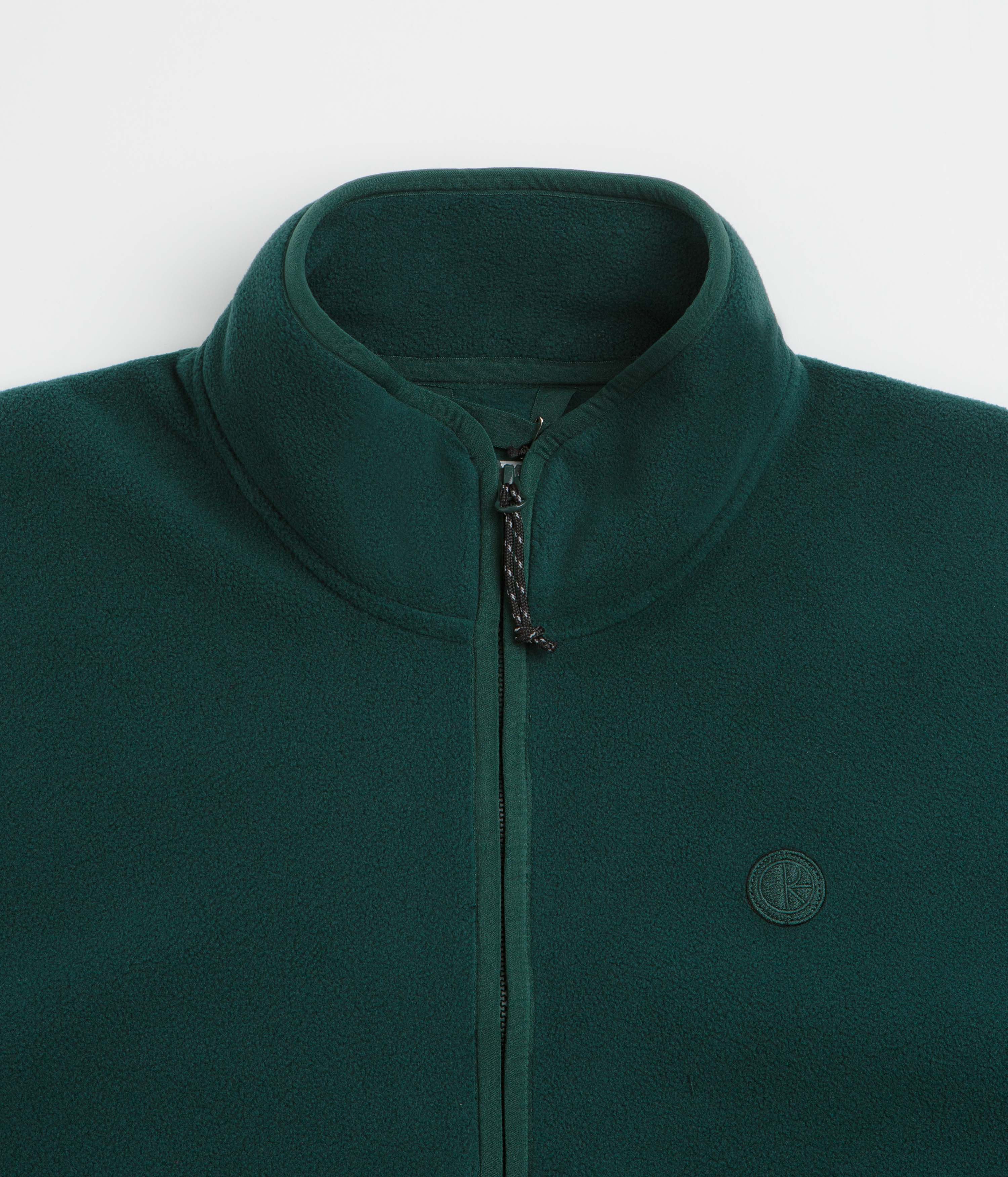 Polar Ivan Half Zip Sweatshirt - Dark Emerald - Image 3