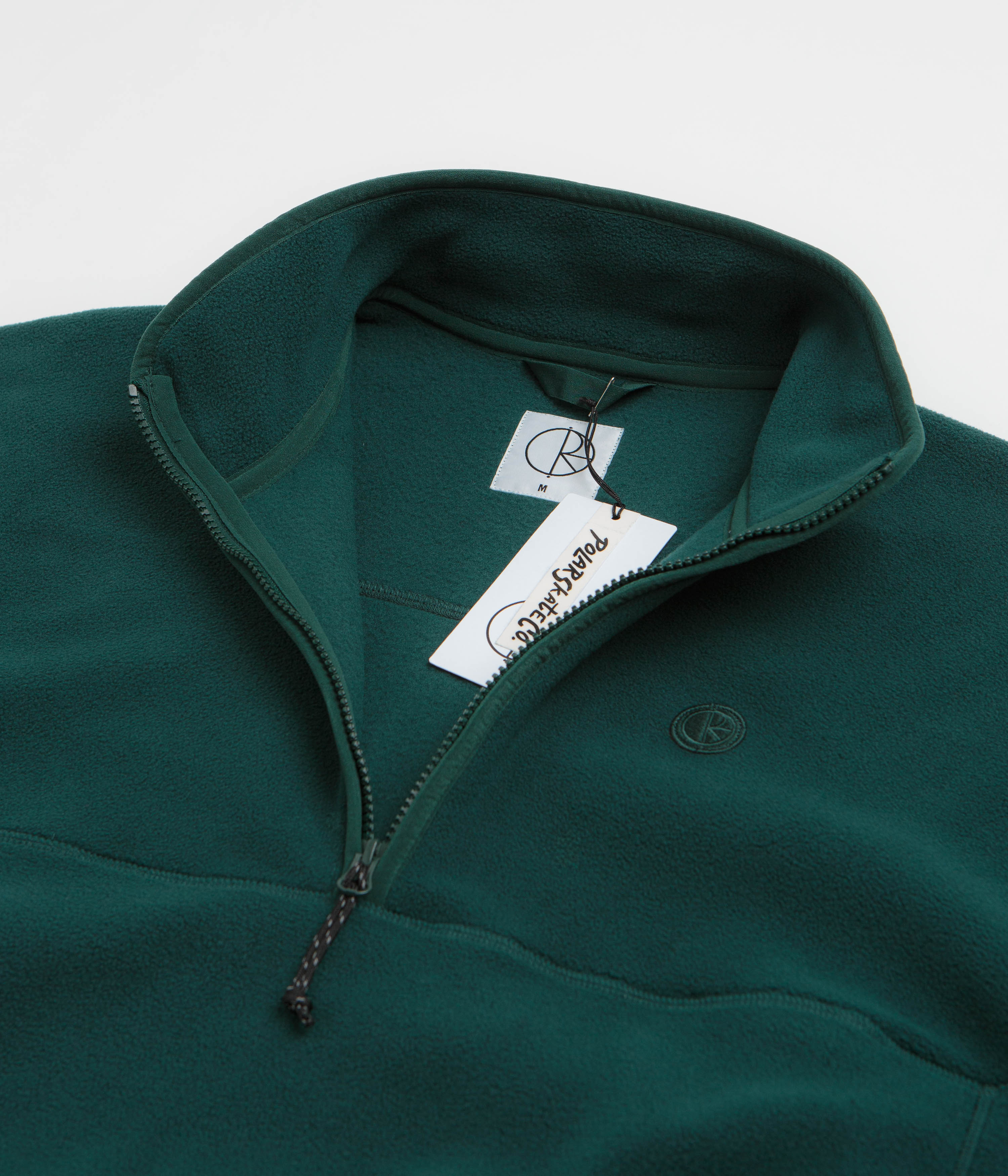 Polar Ivan Half Zip Sweatshirt - Dark Emerald - Image 4