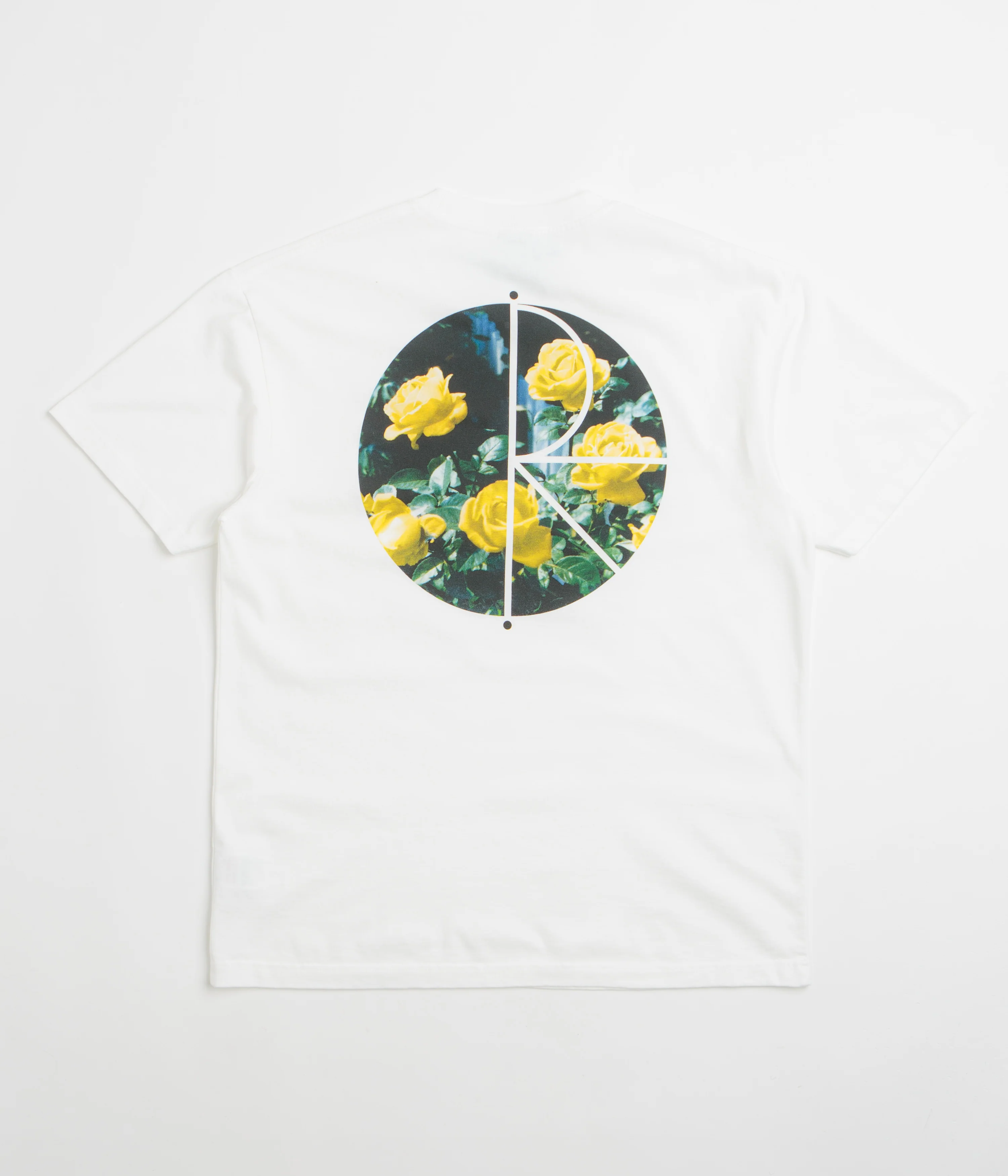 Polar Martas Roses Fill Logo T-Shirt - White