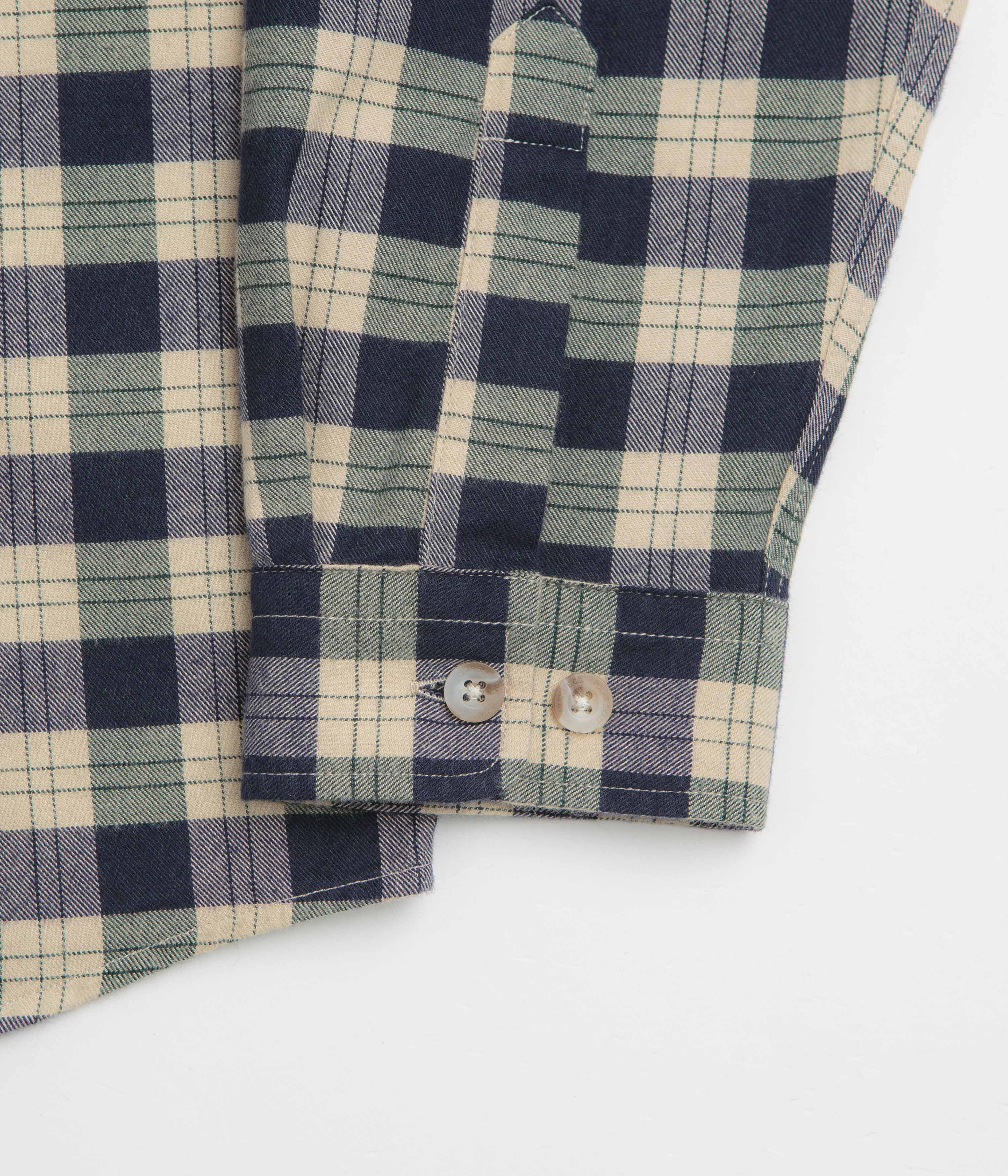 Polar Mitchel Shirt - Teal / Butter - Image 4