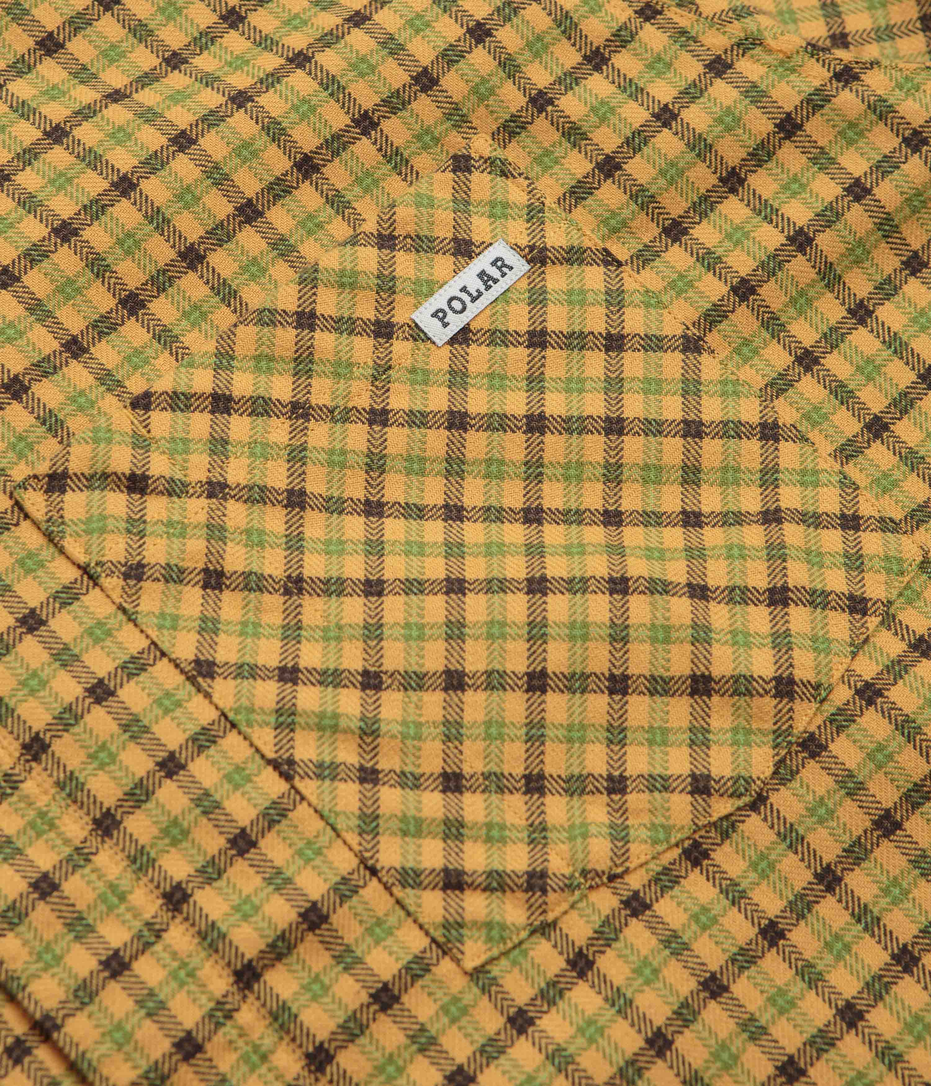 Polar Mitchell Short Sleeve Shirt - Yellow - Image 3
