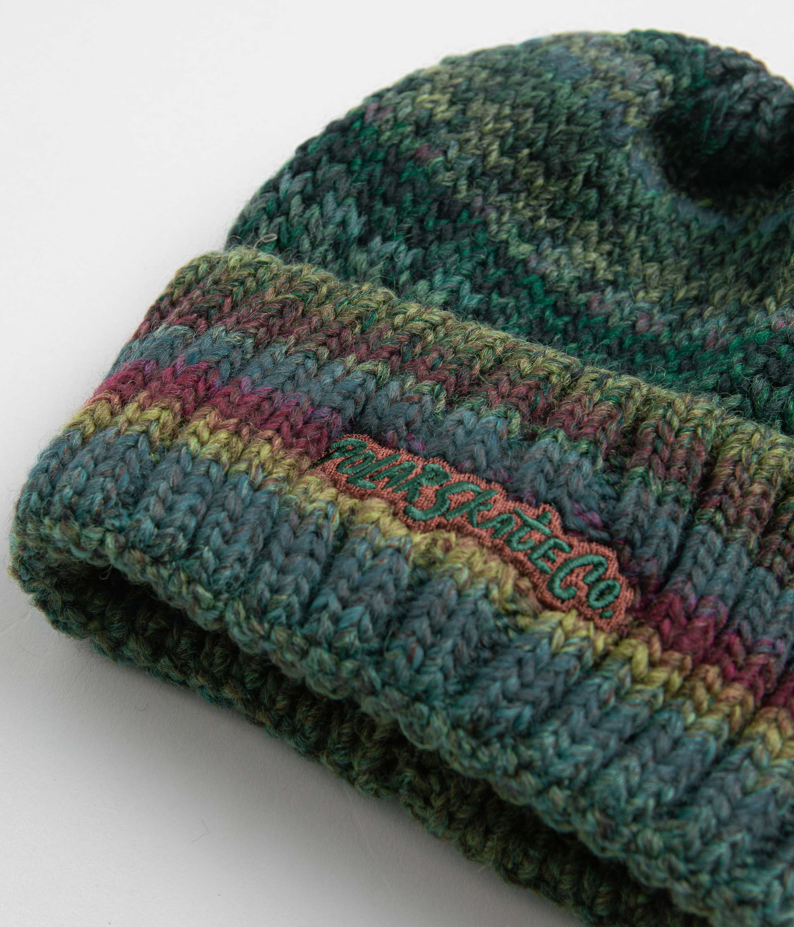 Polar Multi Beanie - Blue / Wine / Green - Image 2