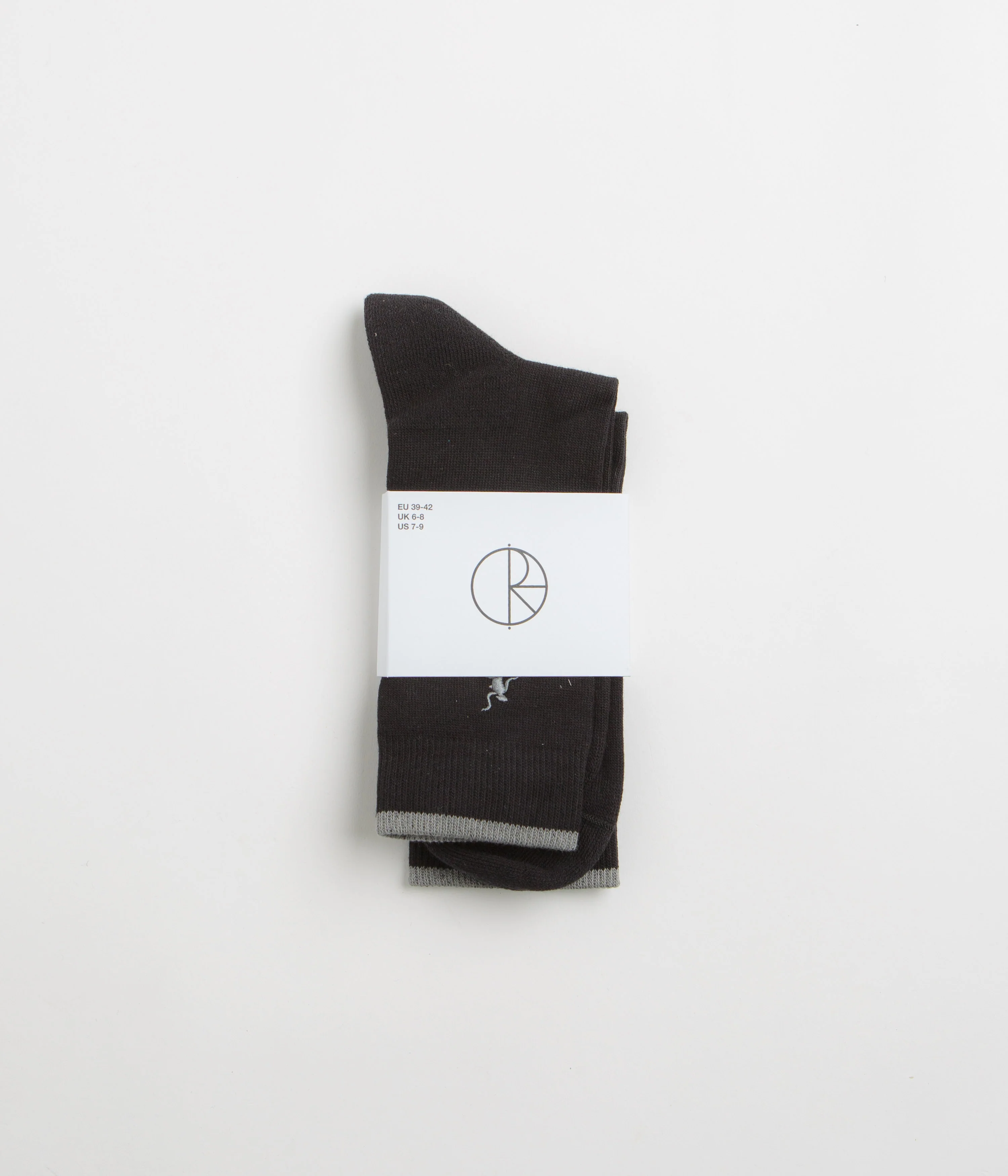 Polar No Complies Forever Socks - Black / Grey - Image 3