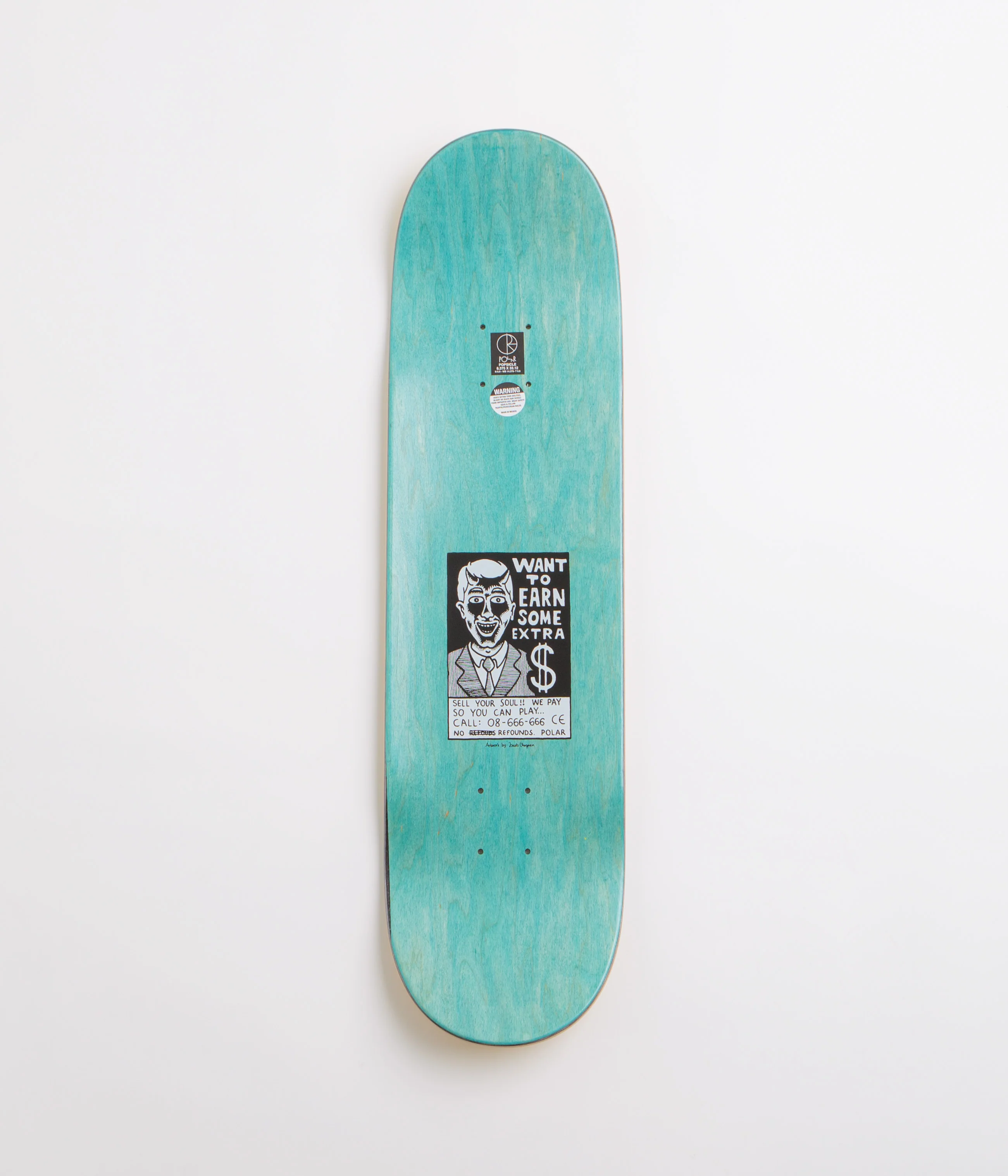 Polar Oskar Rozenberg Trust Deck - Yellow - 8.375" - Image 2