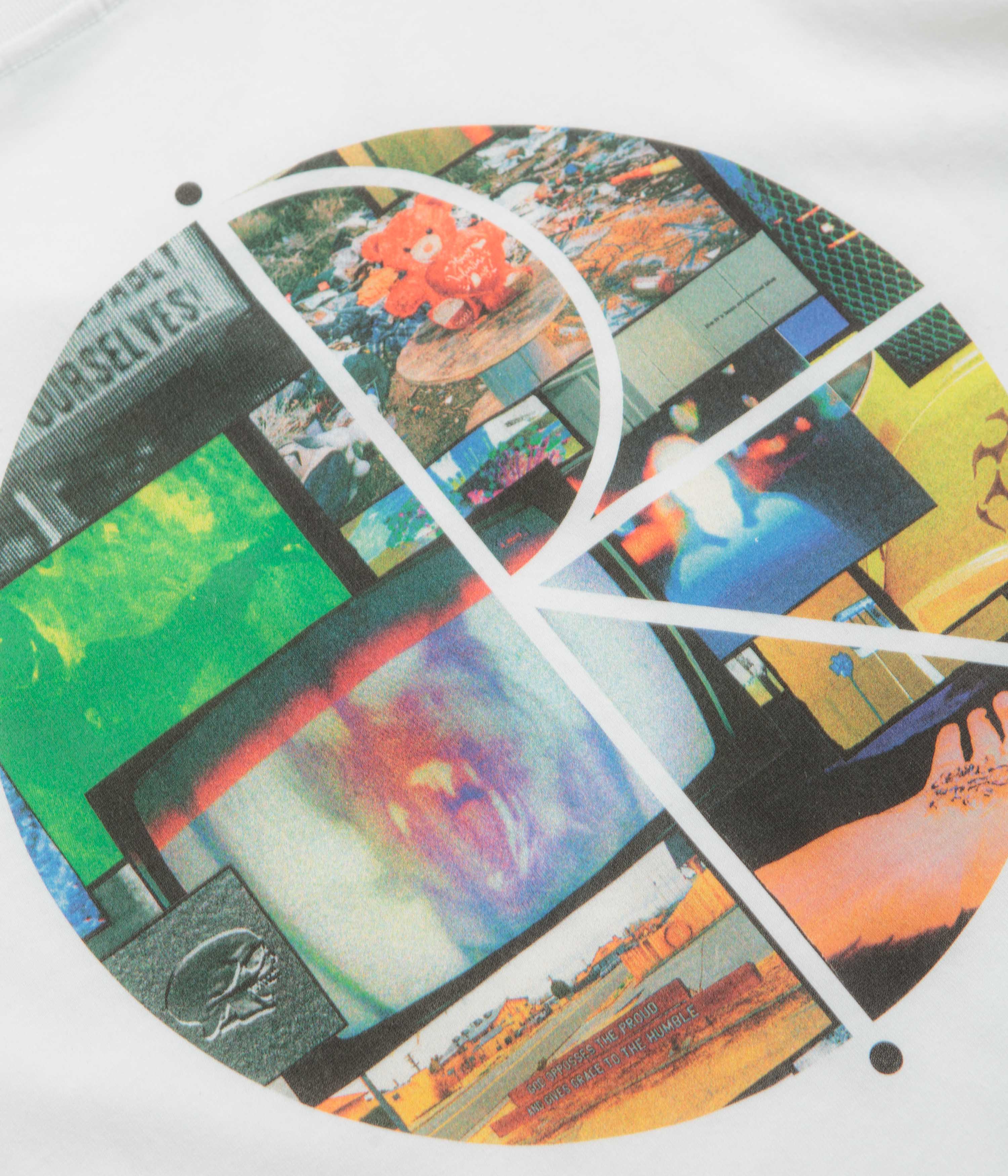 Polar Ourselves Collage Fill Logo T-Shirt - White - Image 5
