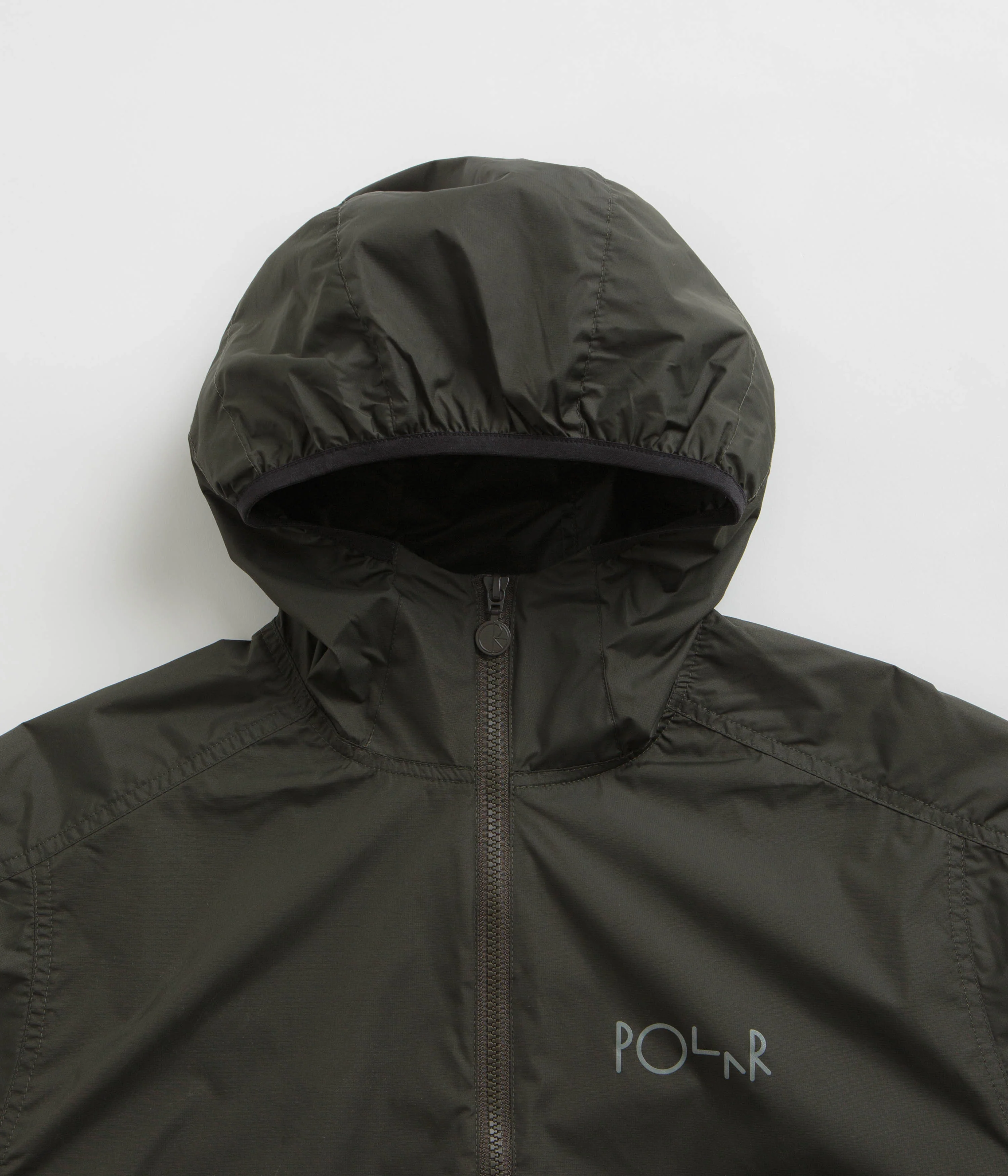 Polar Packable Anorak Jacket - Dirty Black - Image 5